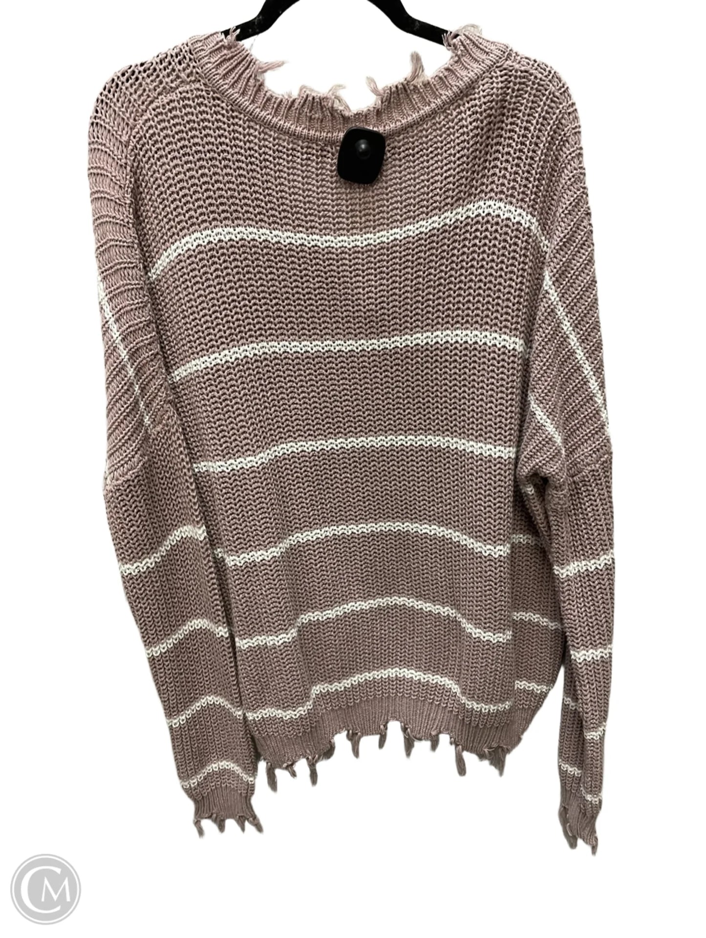 Sweater By Andree By Unit In Purple, Size: 2x