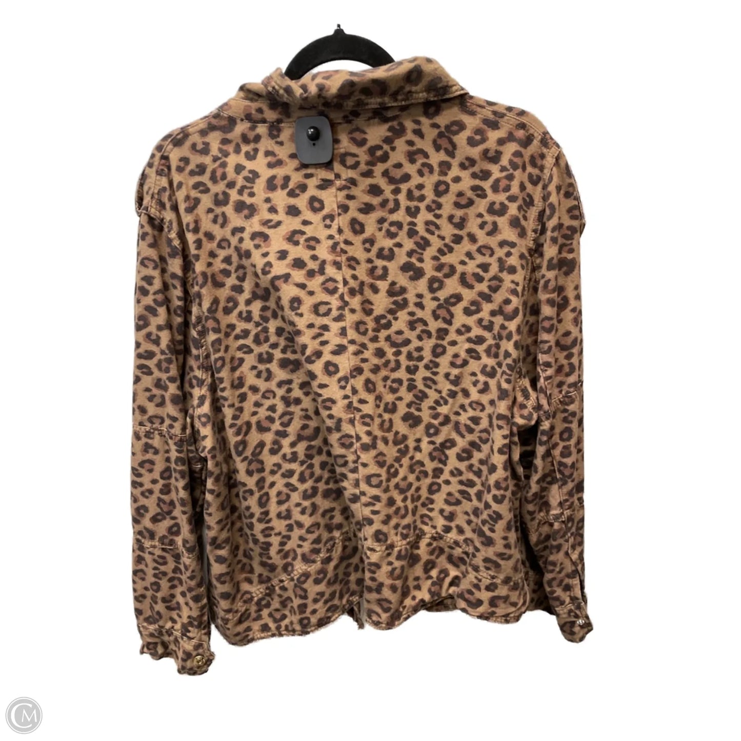 Jacket Moto By Kensie In Animal Print, Size: 2x