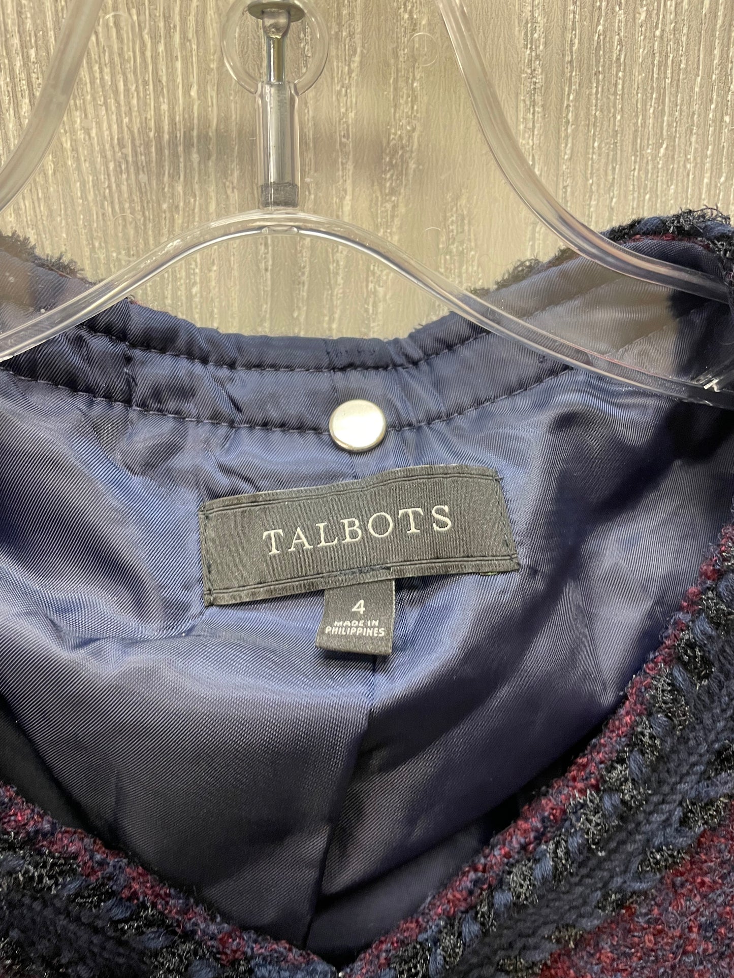 Blazer By Talbots In Maroon, Size: S