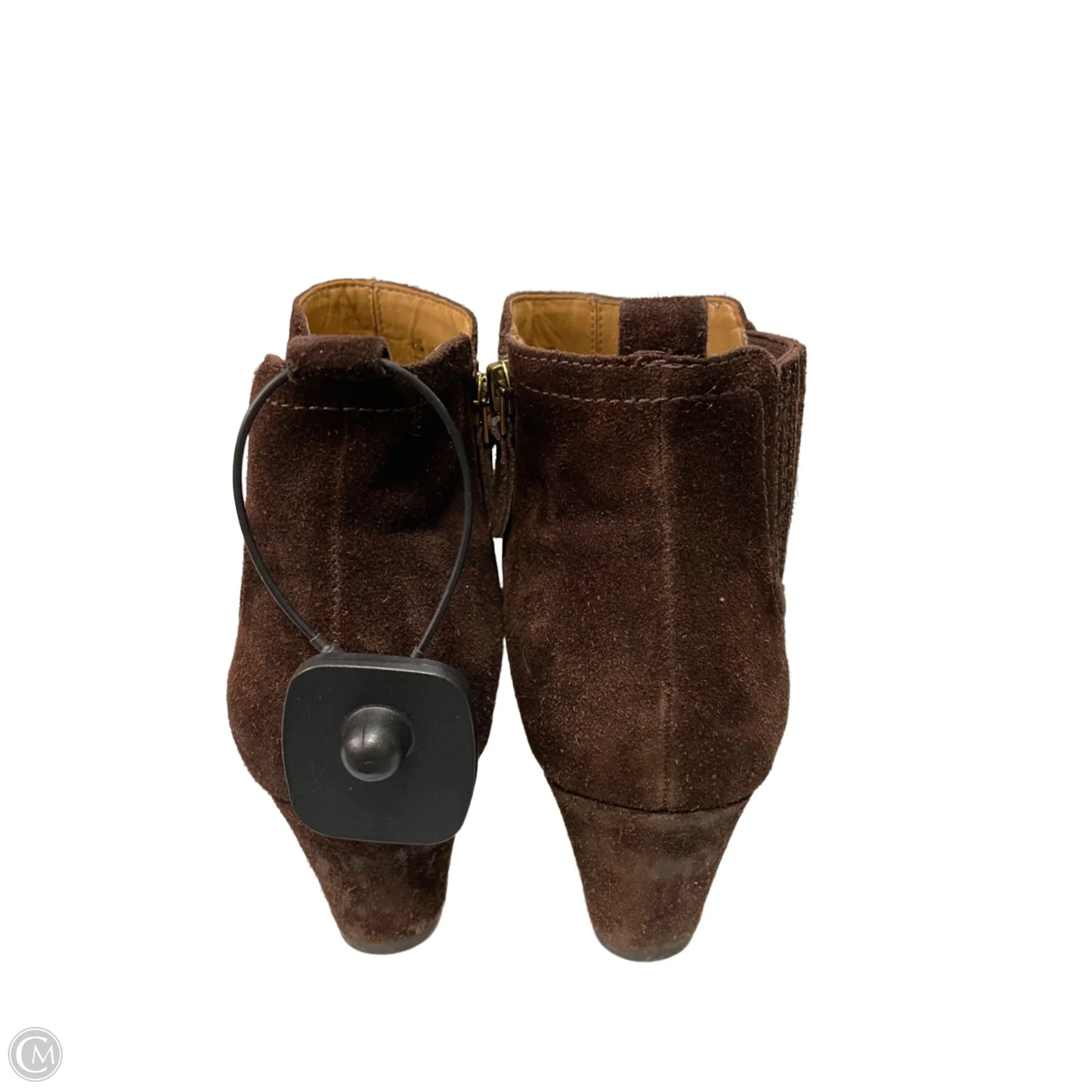 Boots Ankle Heels By Franco Sarto In Brown, Size: 8.5