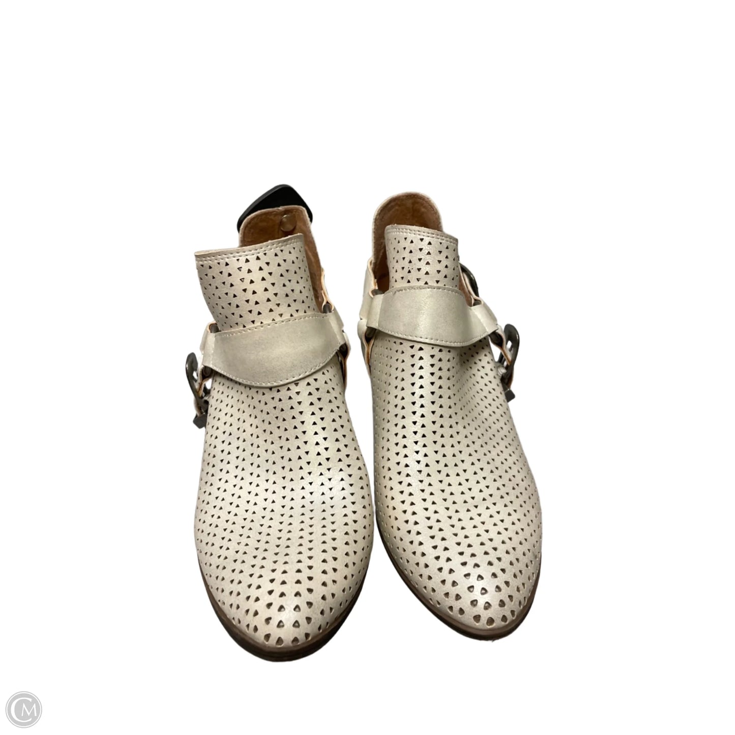 Boots Ankle Heels By True Craft In Cream, Size: 8