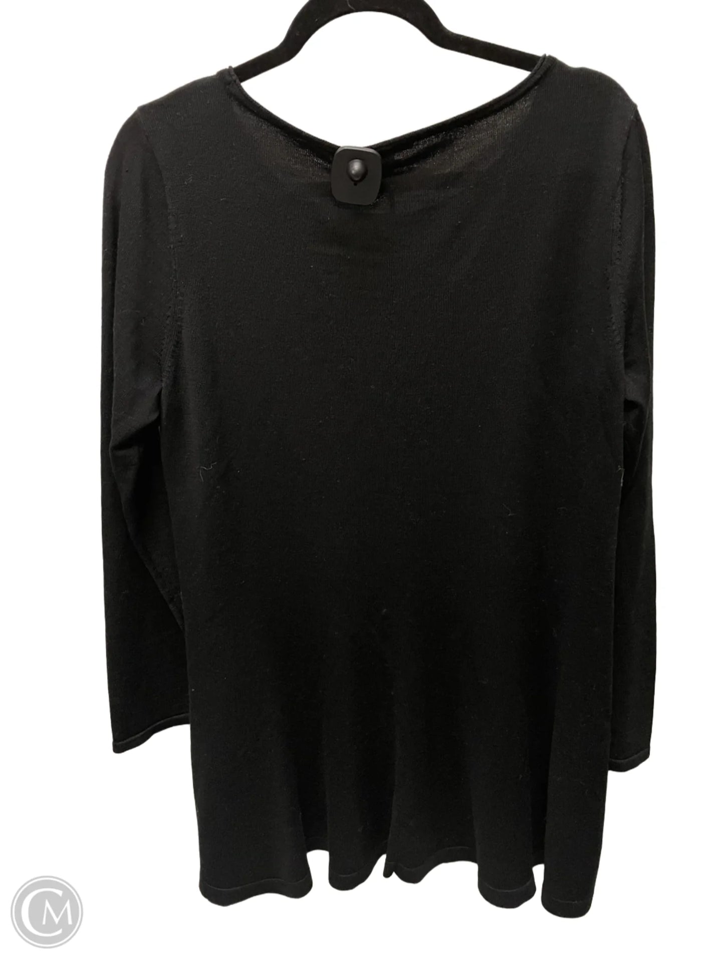 Sweater By Eileen Fisher In Black, Size: L