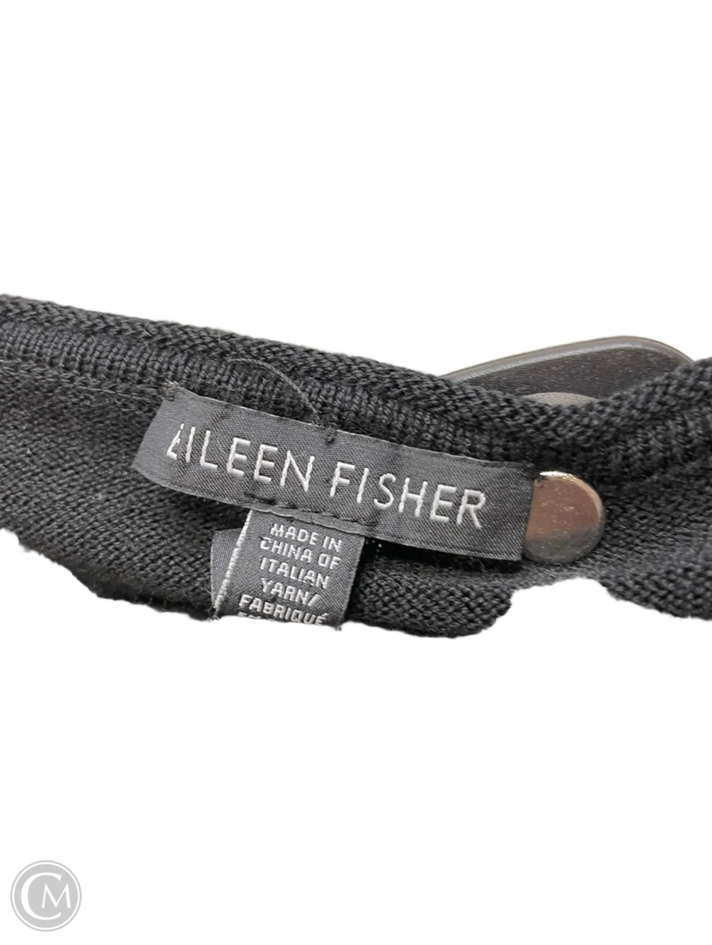 Sweater By Eileen Fisher In Black, Size: L