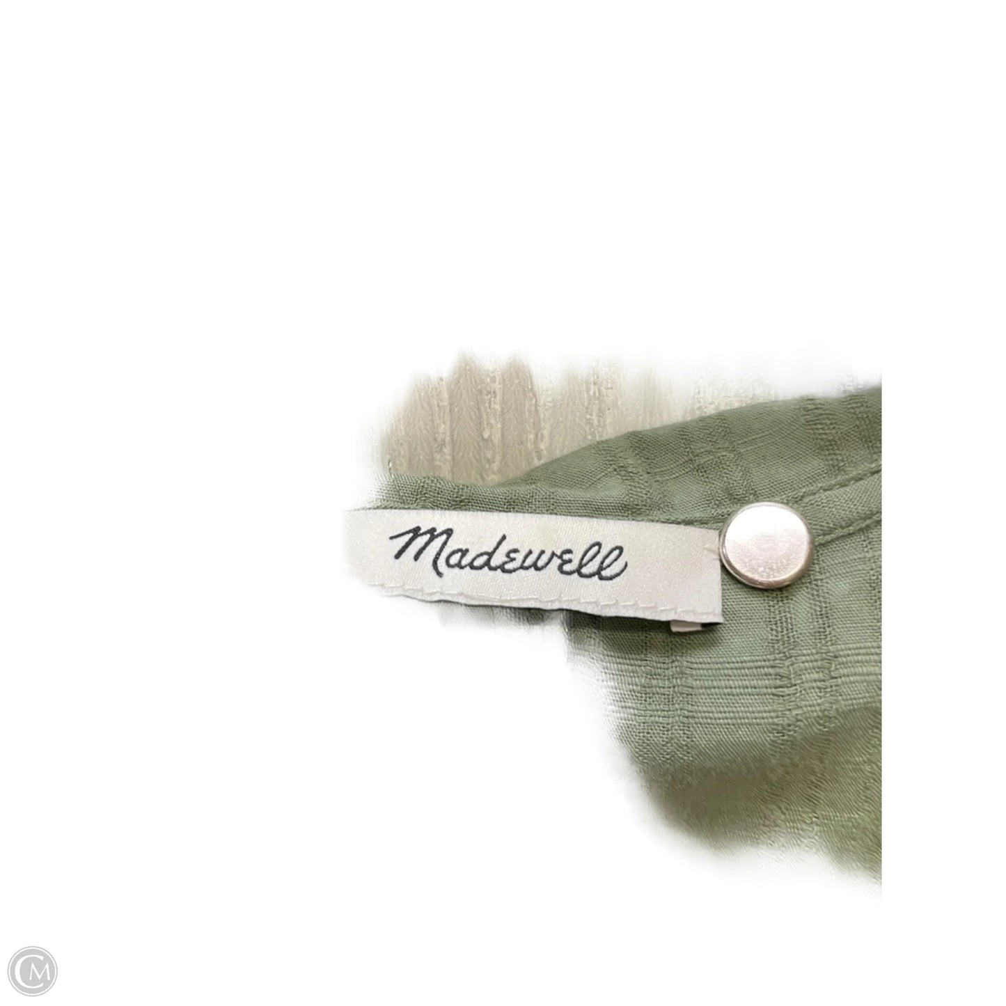 Top Long Sleeve By Madewell In Green, Size: Xs