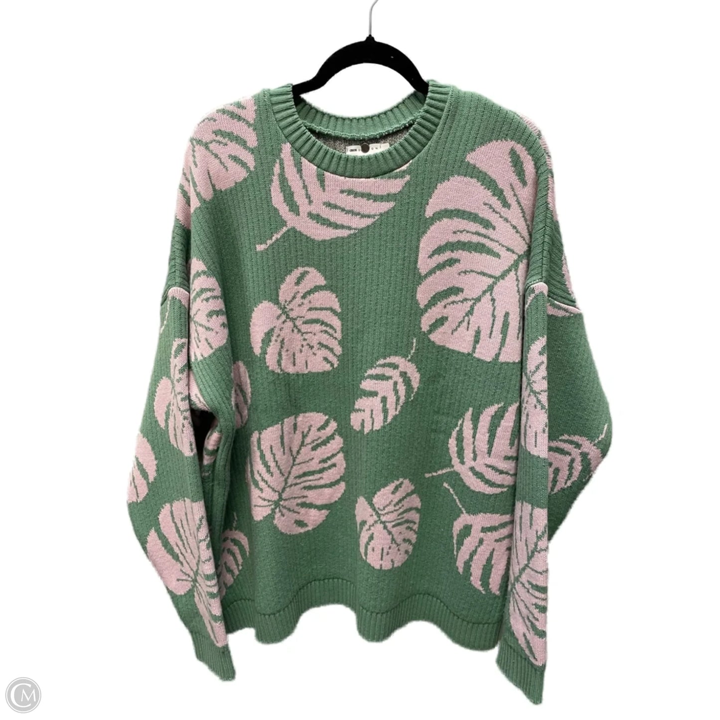 Sweater By Asos In Green & Pink, Size: 2x