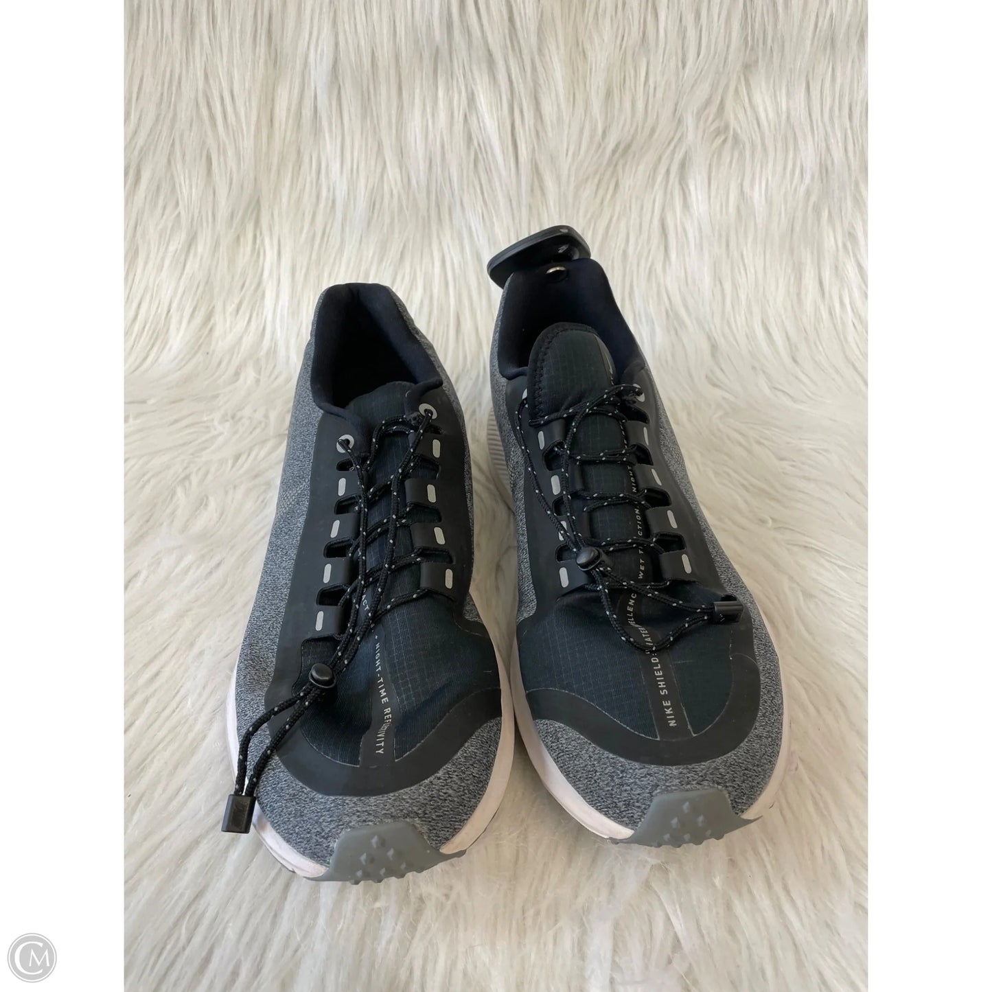 Shoes Athletic By Nike In Black & Grey, Size: 8