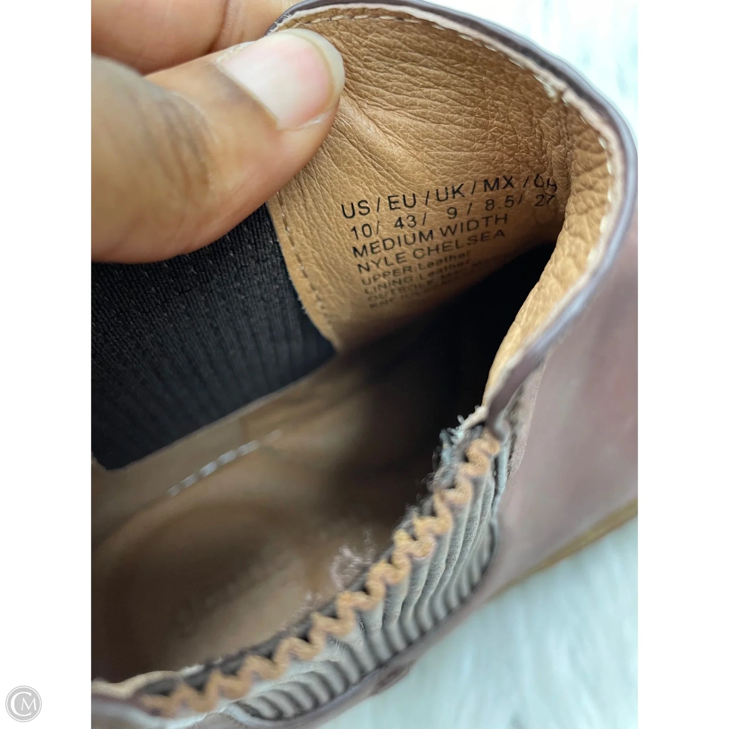 Boots Ankle Flats By Gentle Souls In Maroon, Size: 10