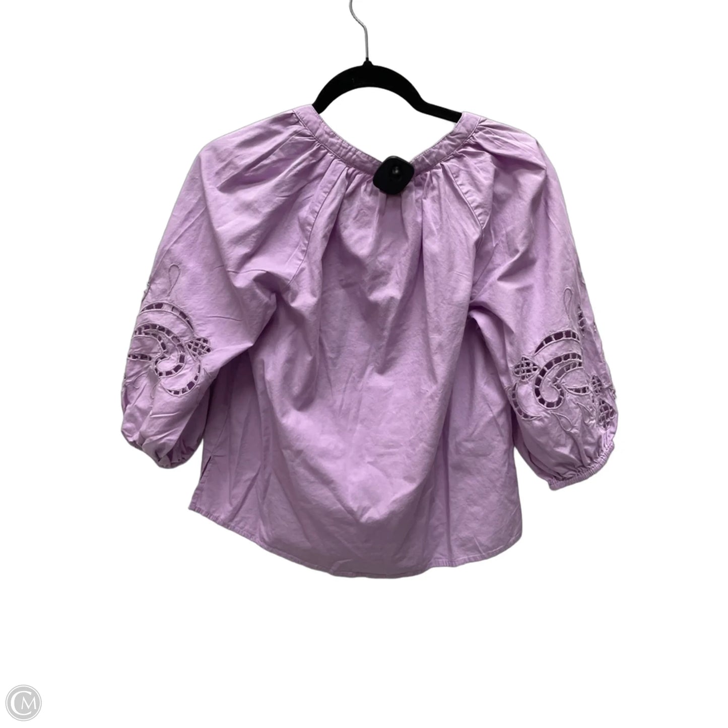 Top Short Sleeve By Vince Camuto In Purple, Size: S