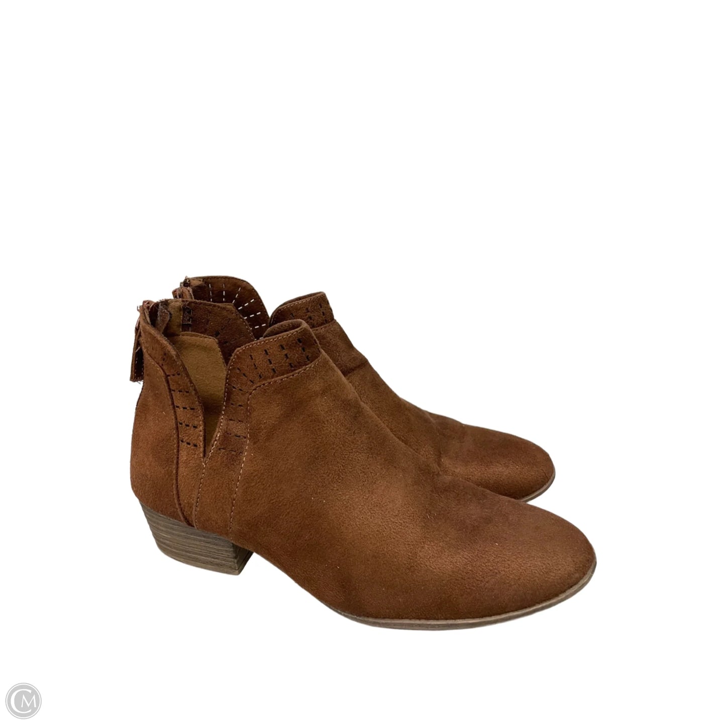 Boots Ankle Heels By Arizona In Brown, Size: 10