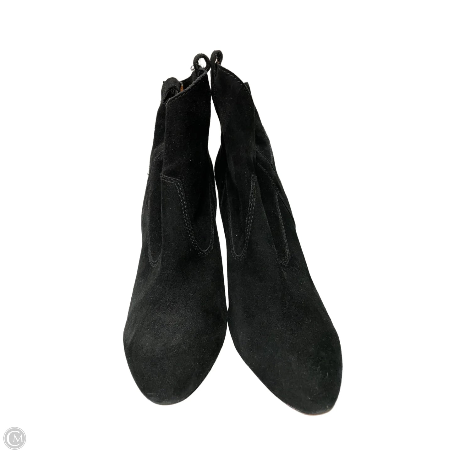 Boots Ankle Heels By Nine West In Black, Size: 9.5