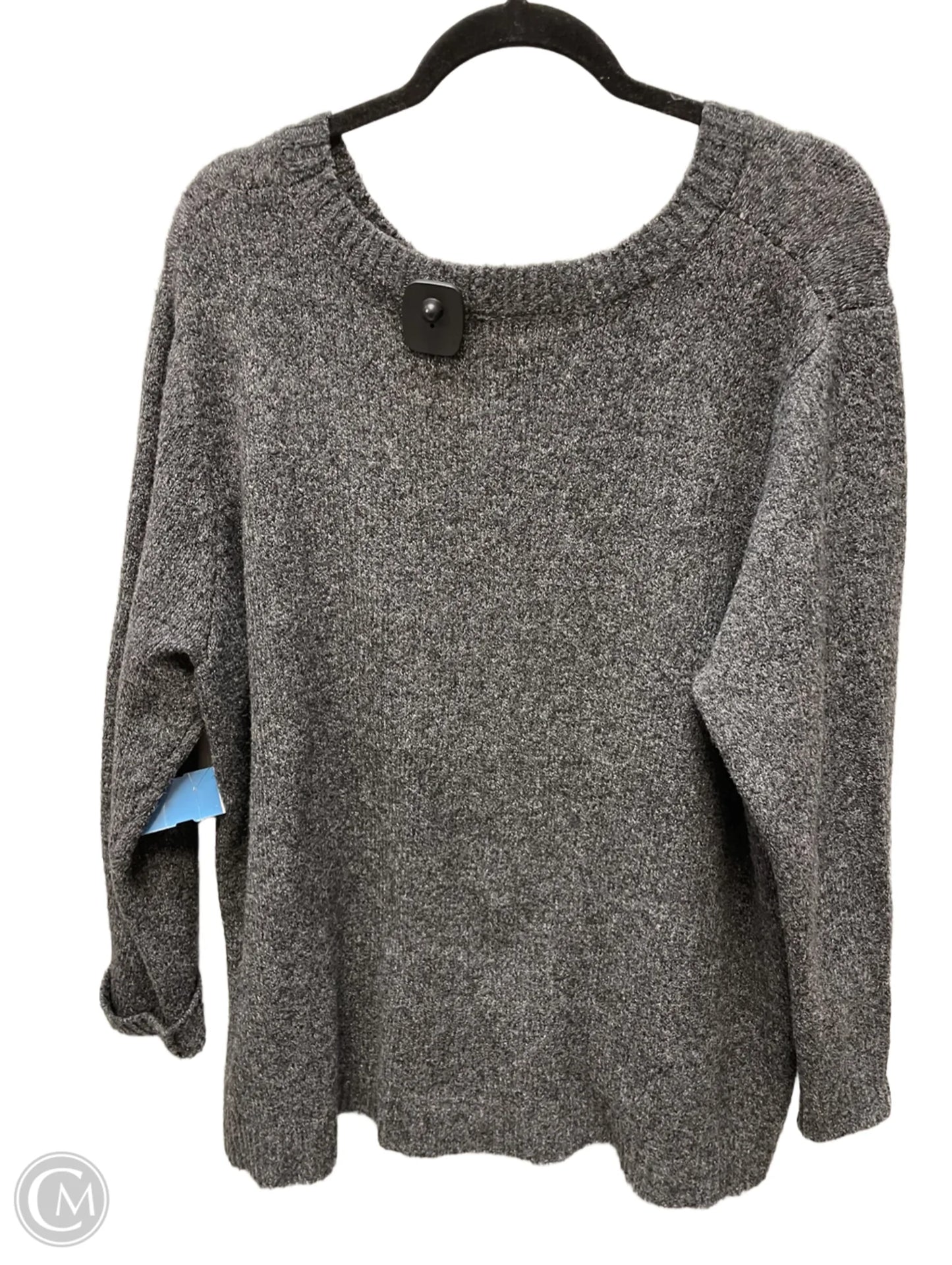 Sweater By Cupcakes And Cashmere In Grey, Size: 2x