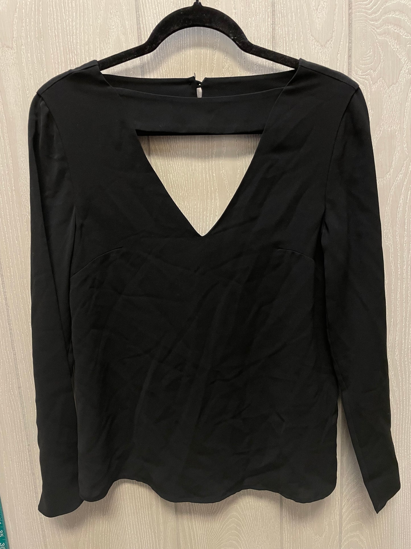 Blouse Long Sleeve By C/MEO COLLECTIVE In Black, Size: Xs