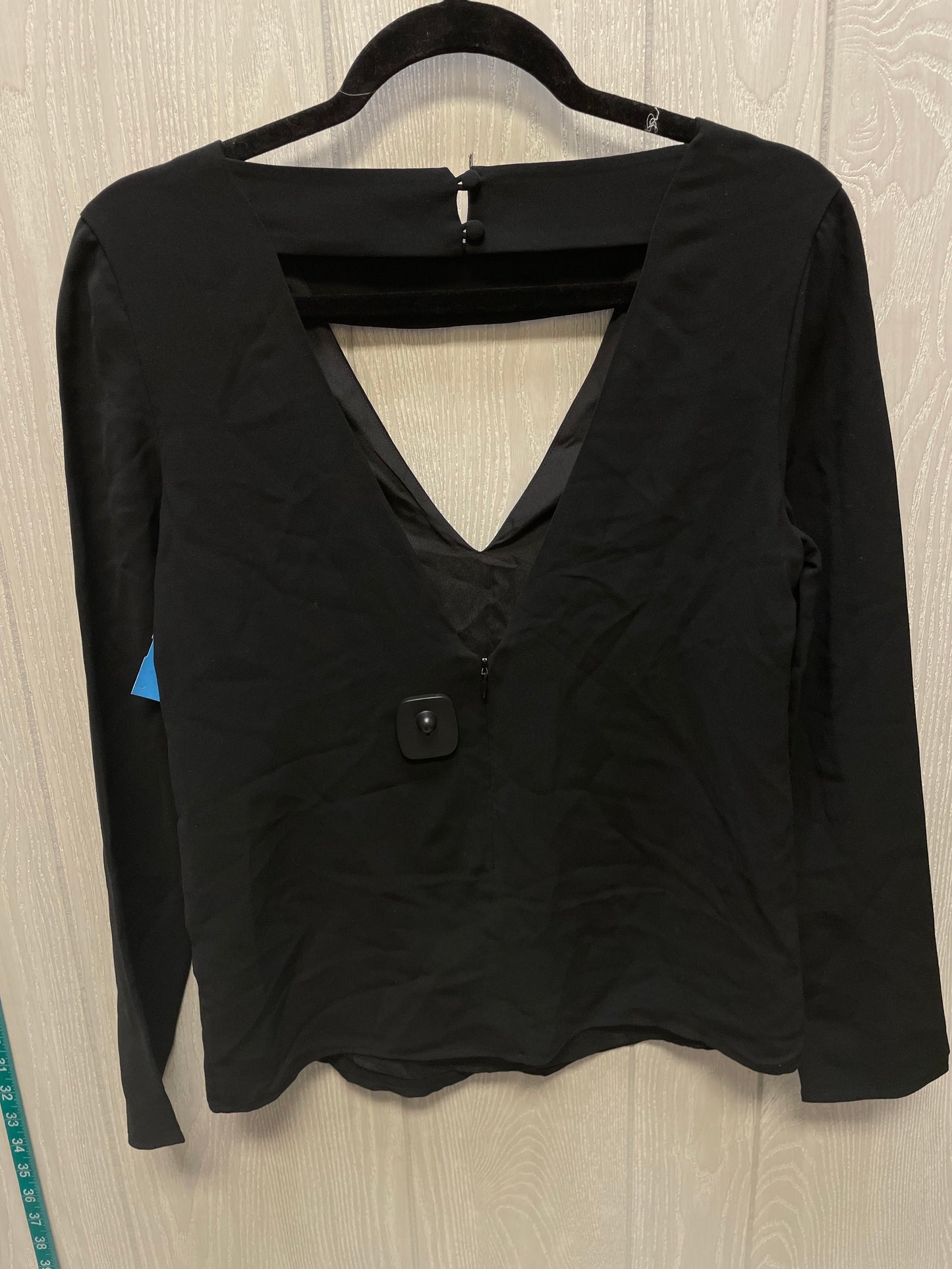 Blouse Long Sleeve By C/MEO COLLECTIVE In Black, Size: Xs