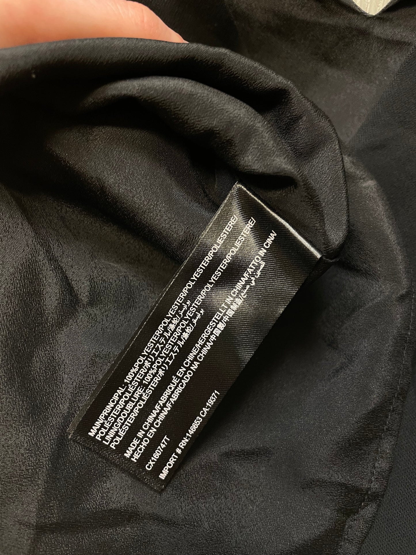 Blouse Long Sleeve By C/MEO COLLECTIVE In Black, Size: Xs