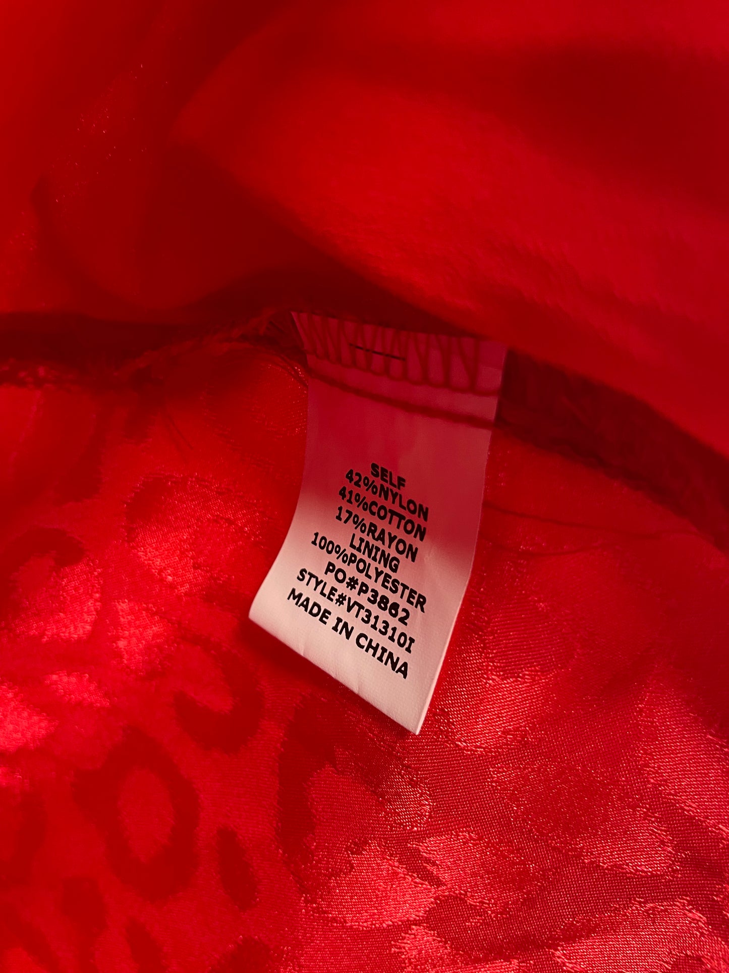 Blouse Long Sleeve By Clothes Mentor In Red, Size: S