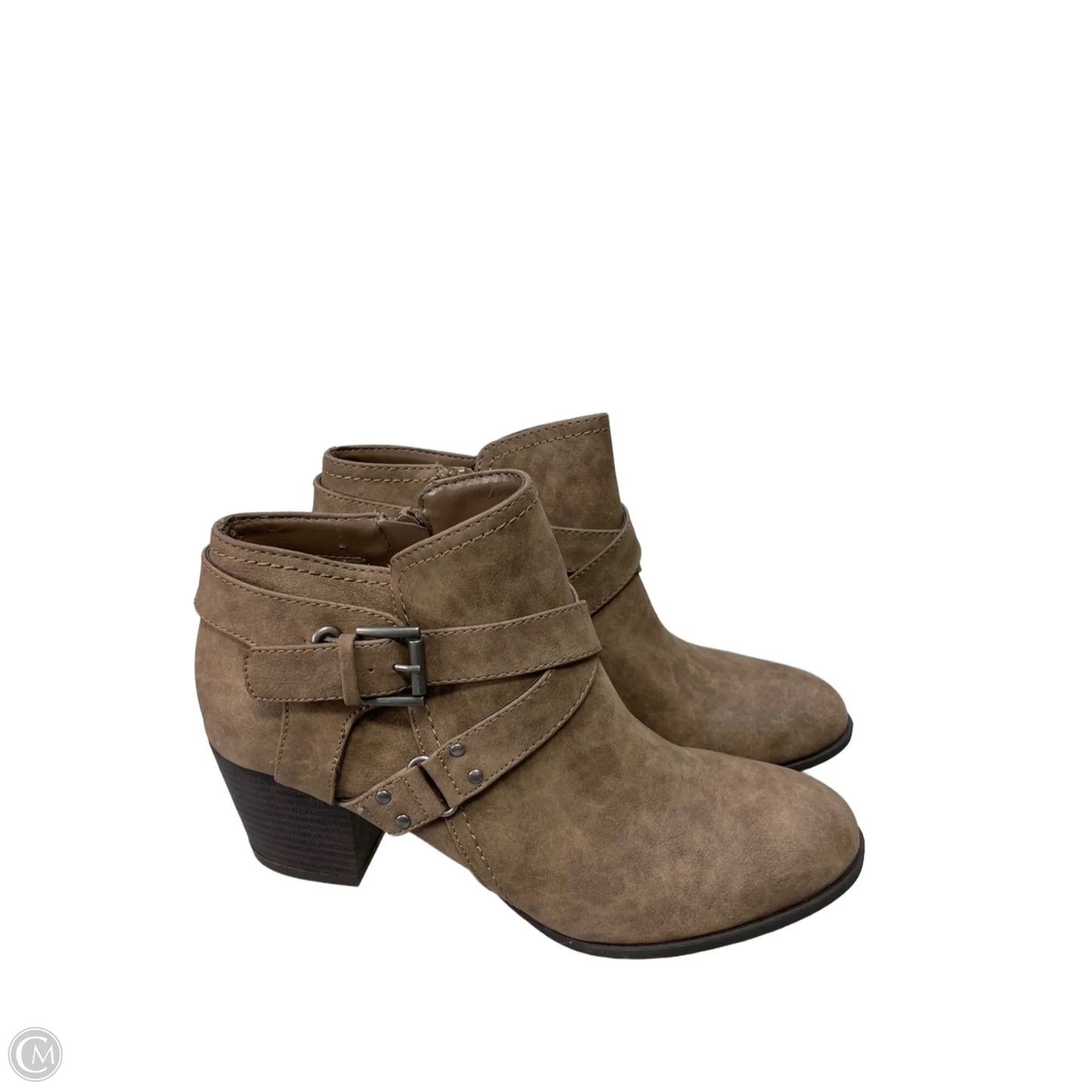 Boots Ankle Heels By Indigo Rd In Brown, Size: 8.5