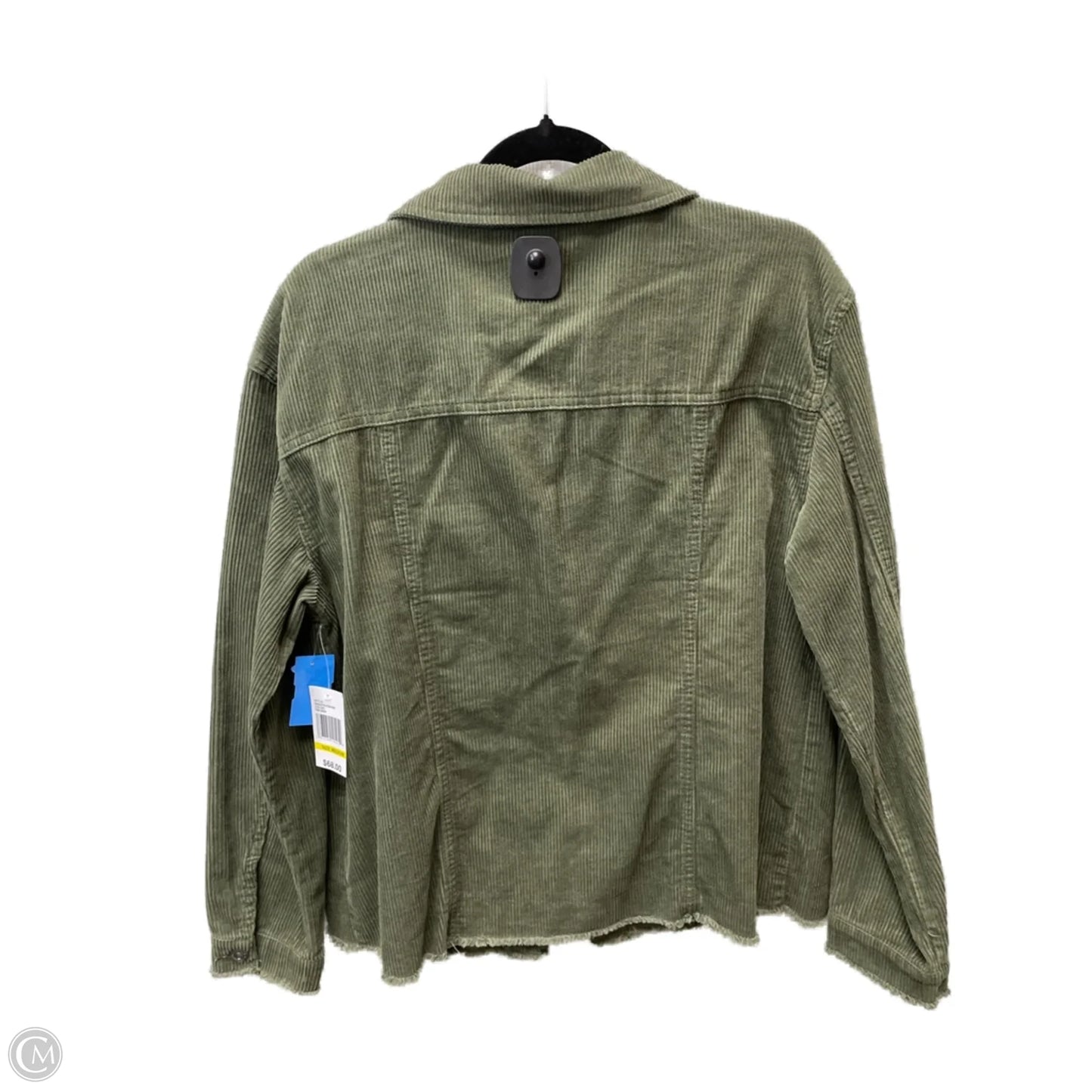 Jacket Shirt By Kensie In Green, Size: M
