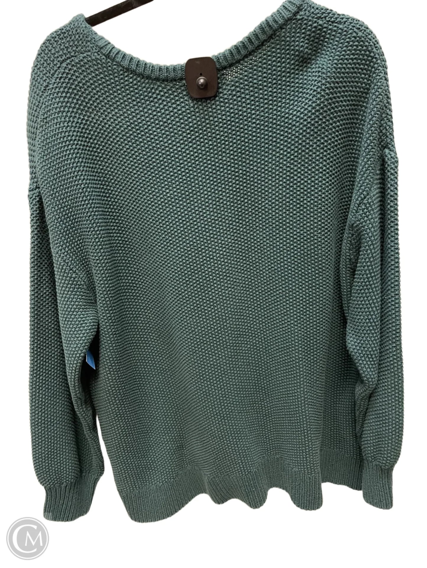 Sweater By Old Navy In Green, Size: 2x