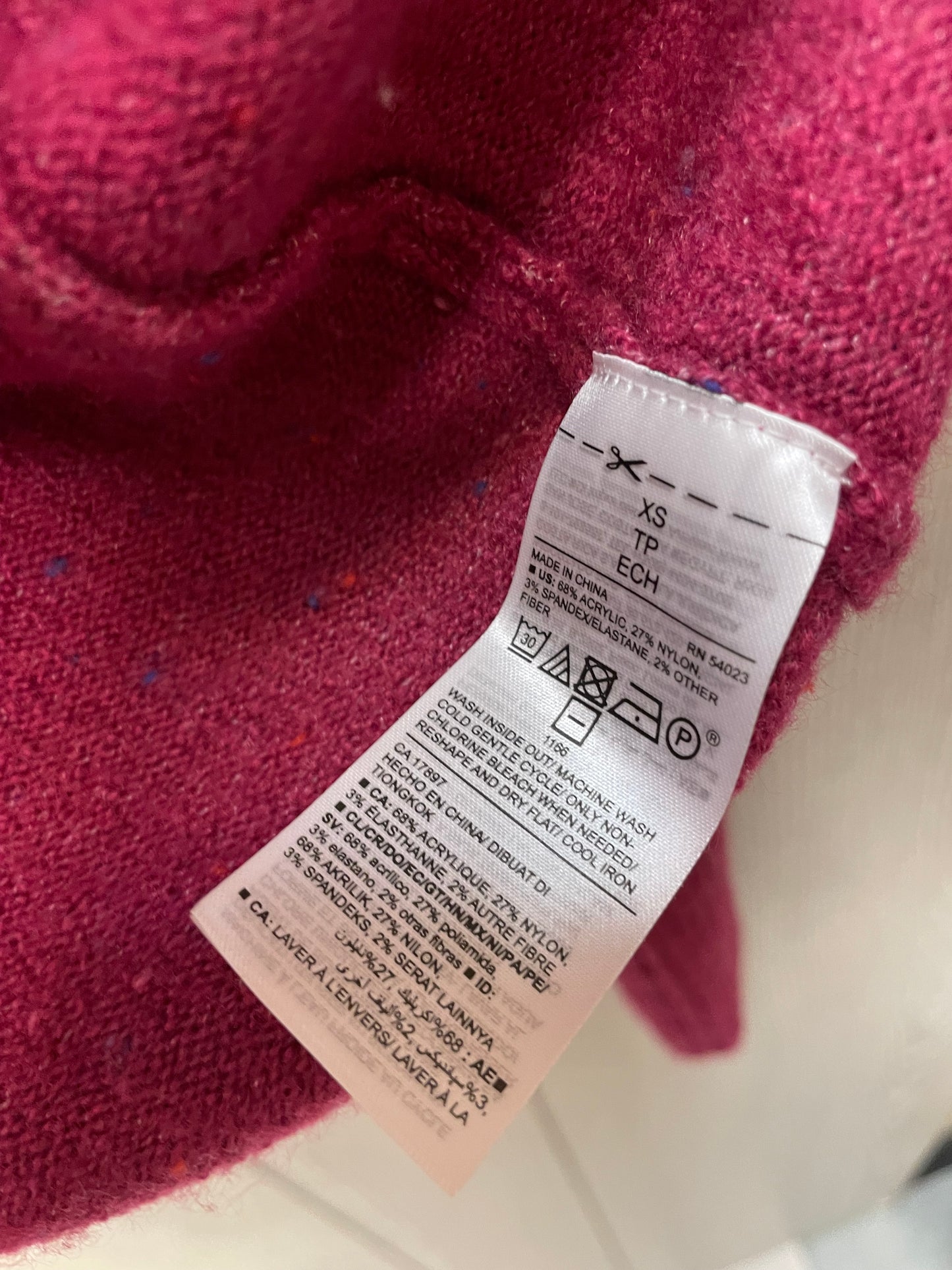 Sweater Cardigan By Old Navy In Purple, Size: Xs