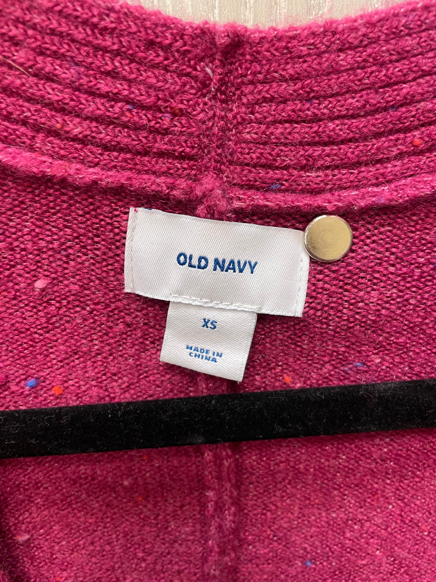 Sweater Cardigan By Old Navy In Purple, Size: Xs