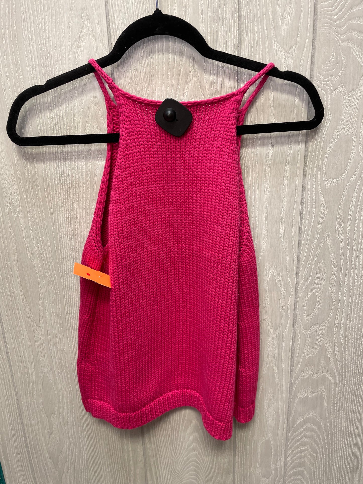 Sweater Short Sleeve By Banana Republic In Pink, Size: S