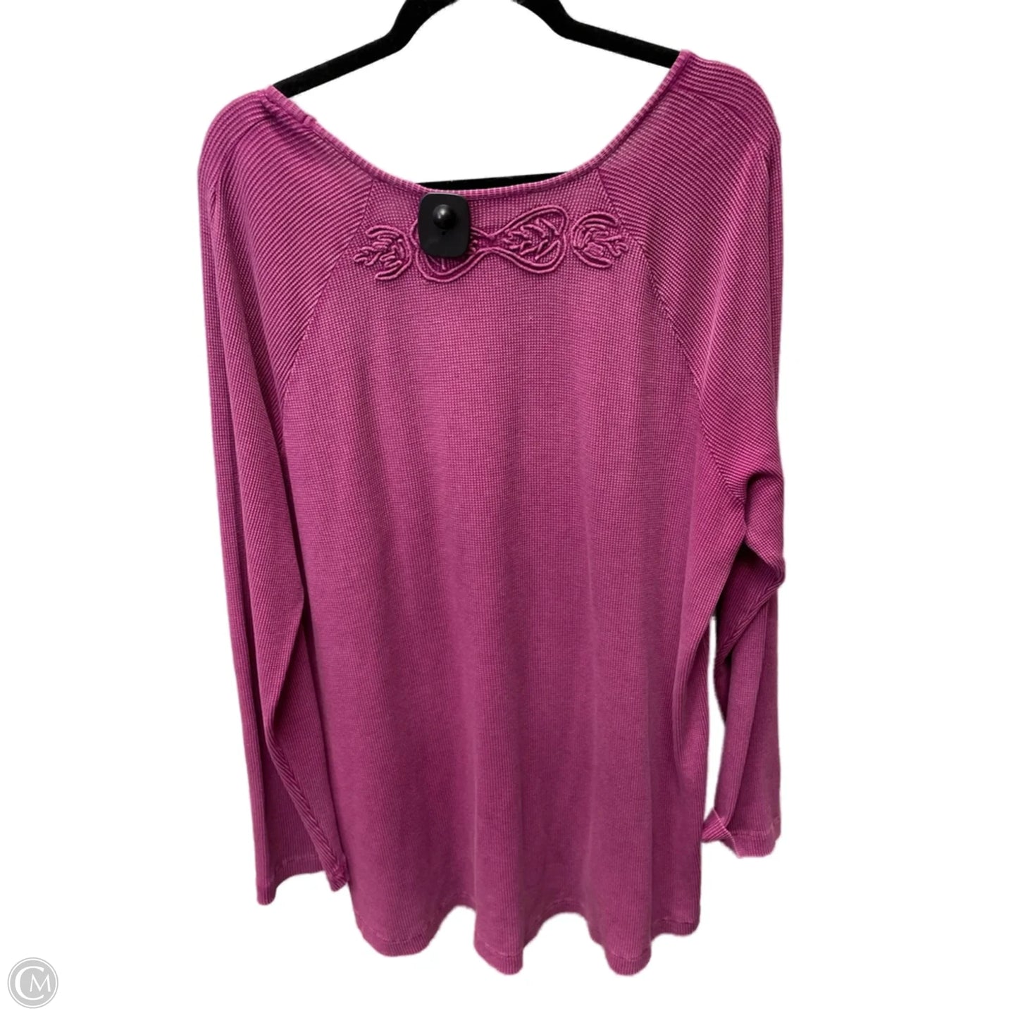 Top Long Sleeve By Soft Surroundings In Purple, Size: 2x