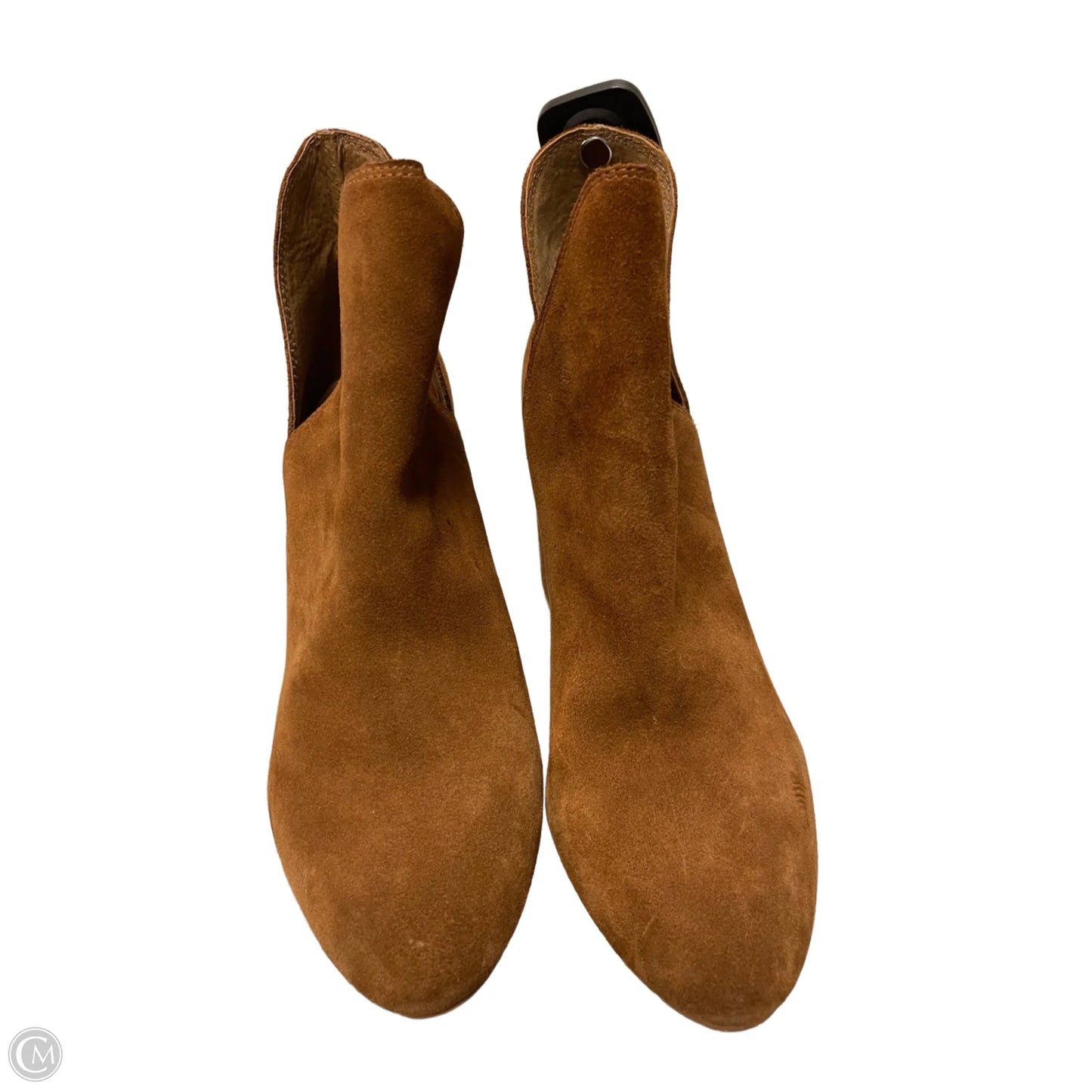 Boots Ankle Heels By Steve Madden In Brown, Size: 8