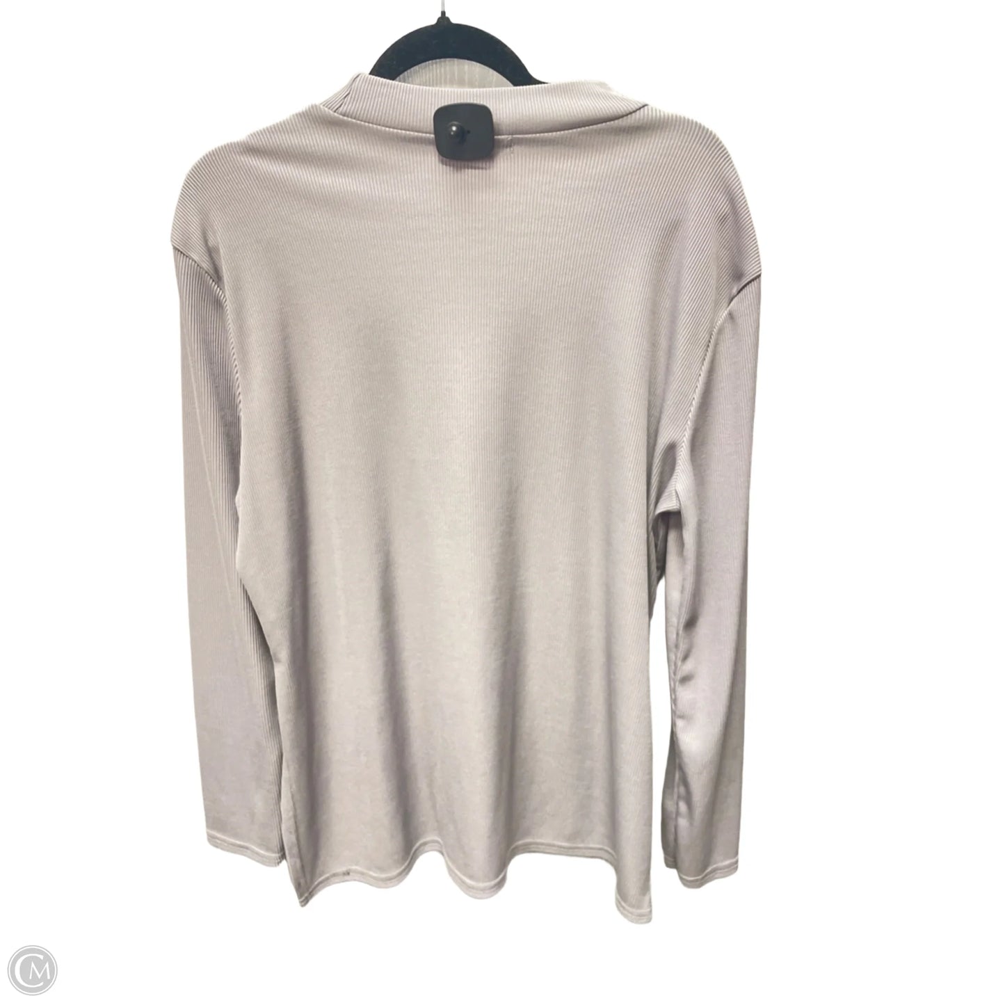 Top Long Sleeve By Boohoo Boutique In Grey, Size: L