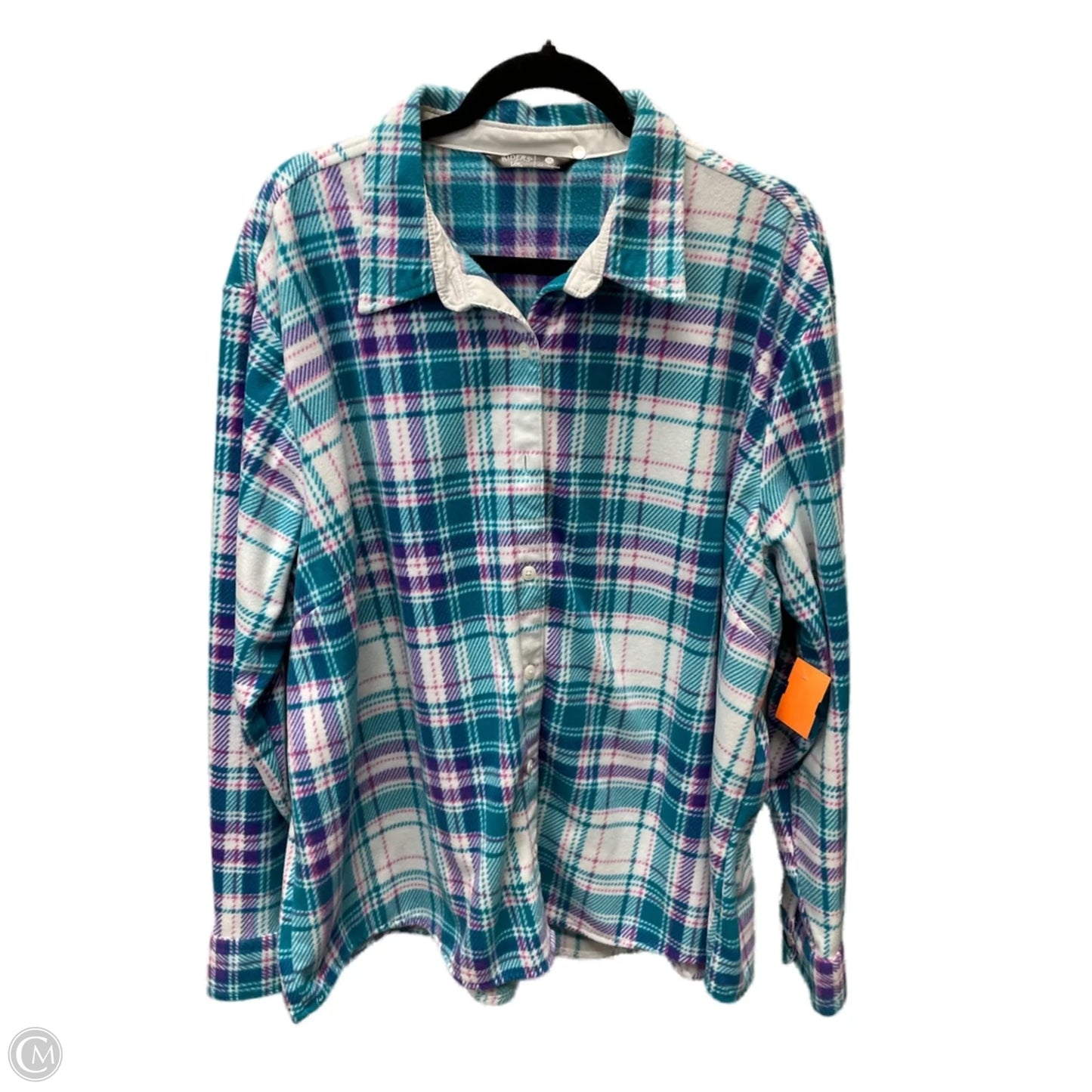 Jacket Fleece By Riders In Plaid Pattern, Size: 2x