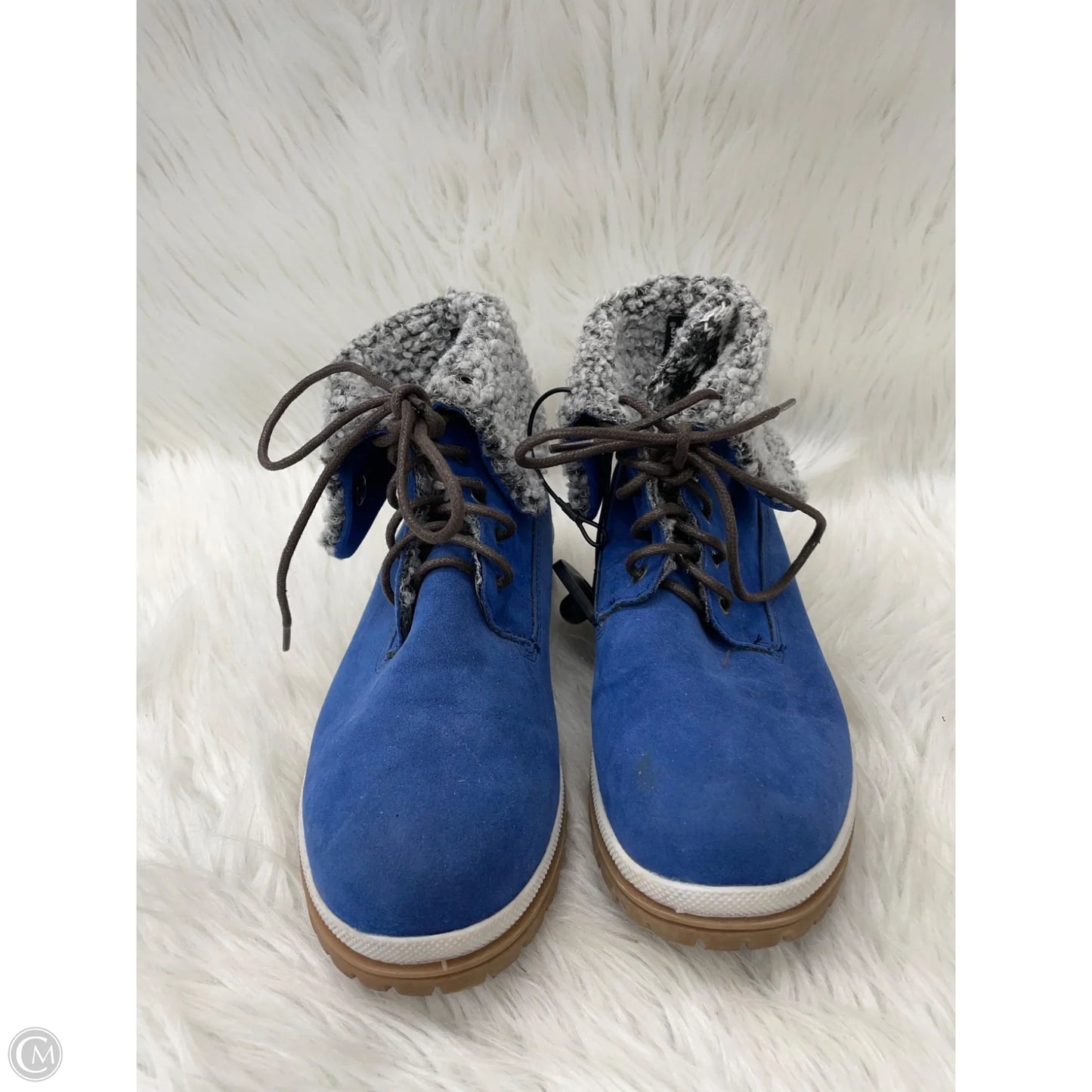 Boots Ankle Flats By Muk Luks In Blue, Size: 6