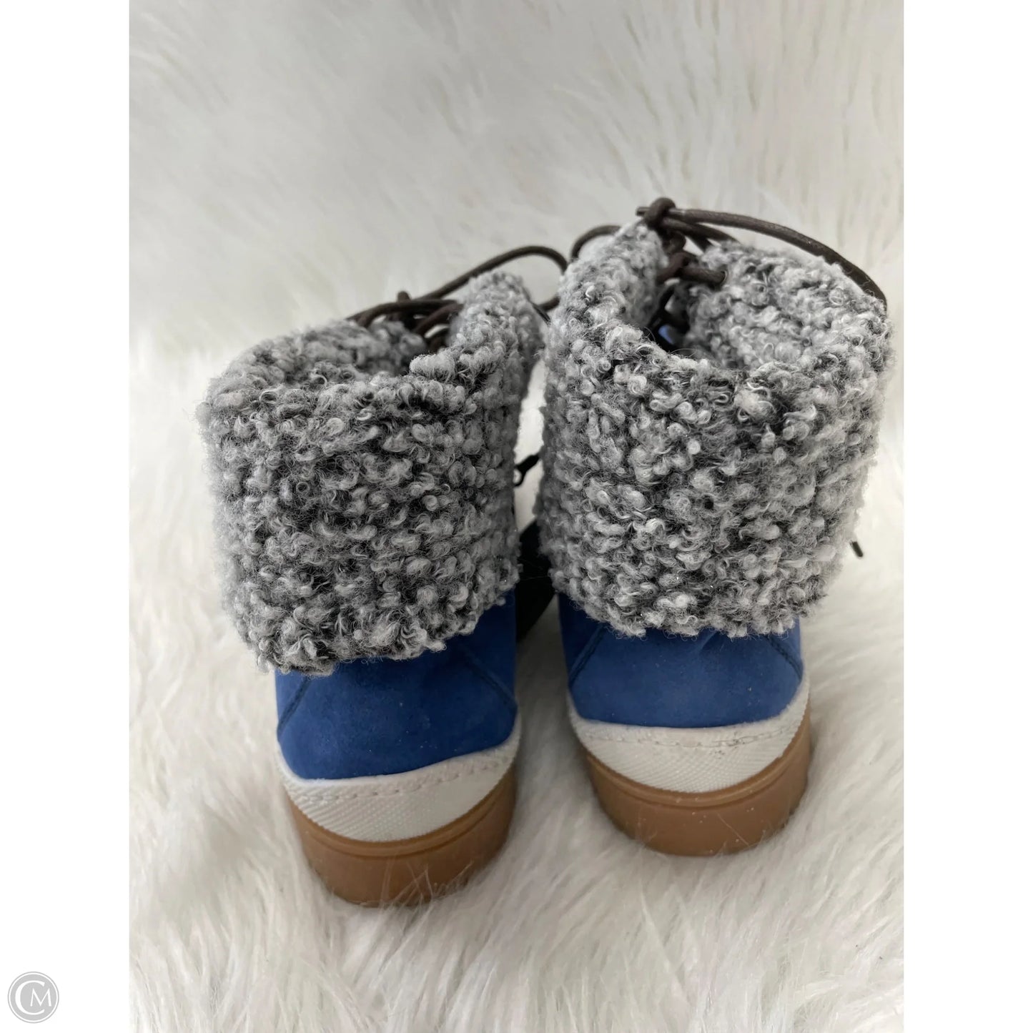 Boots Ankle Flats By Muk Luks In Blue, Size: 6