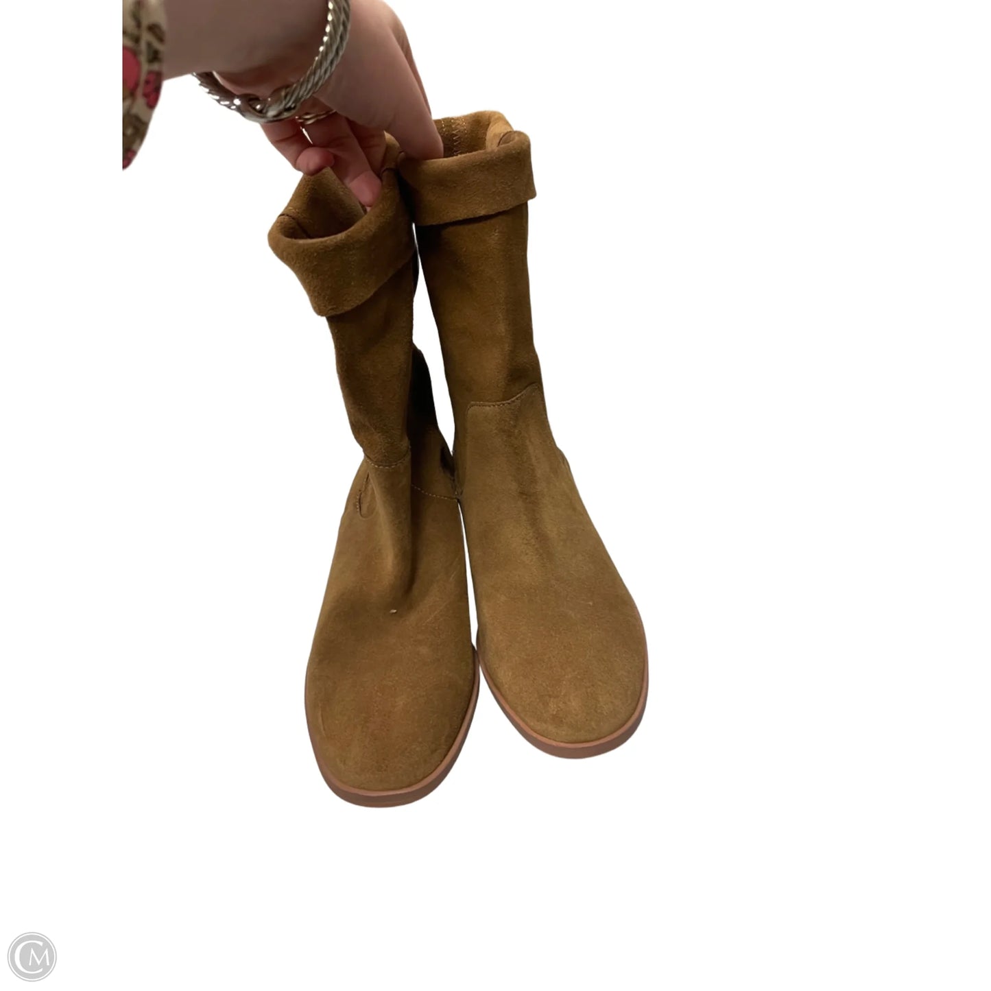 Boots Mid-calf Flats By Sole Society In Brown, Size: 7