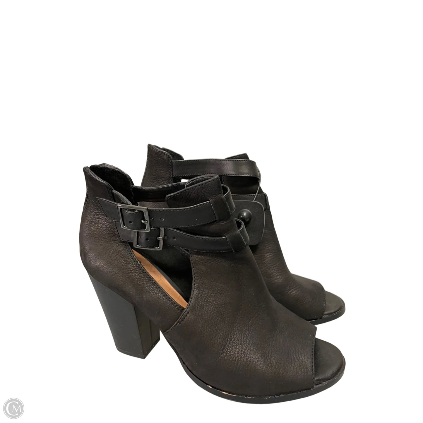 Boots Ankle Heels By Gianni Bini In Black, Size: 9