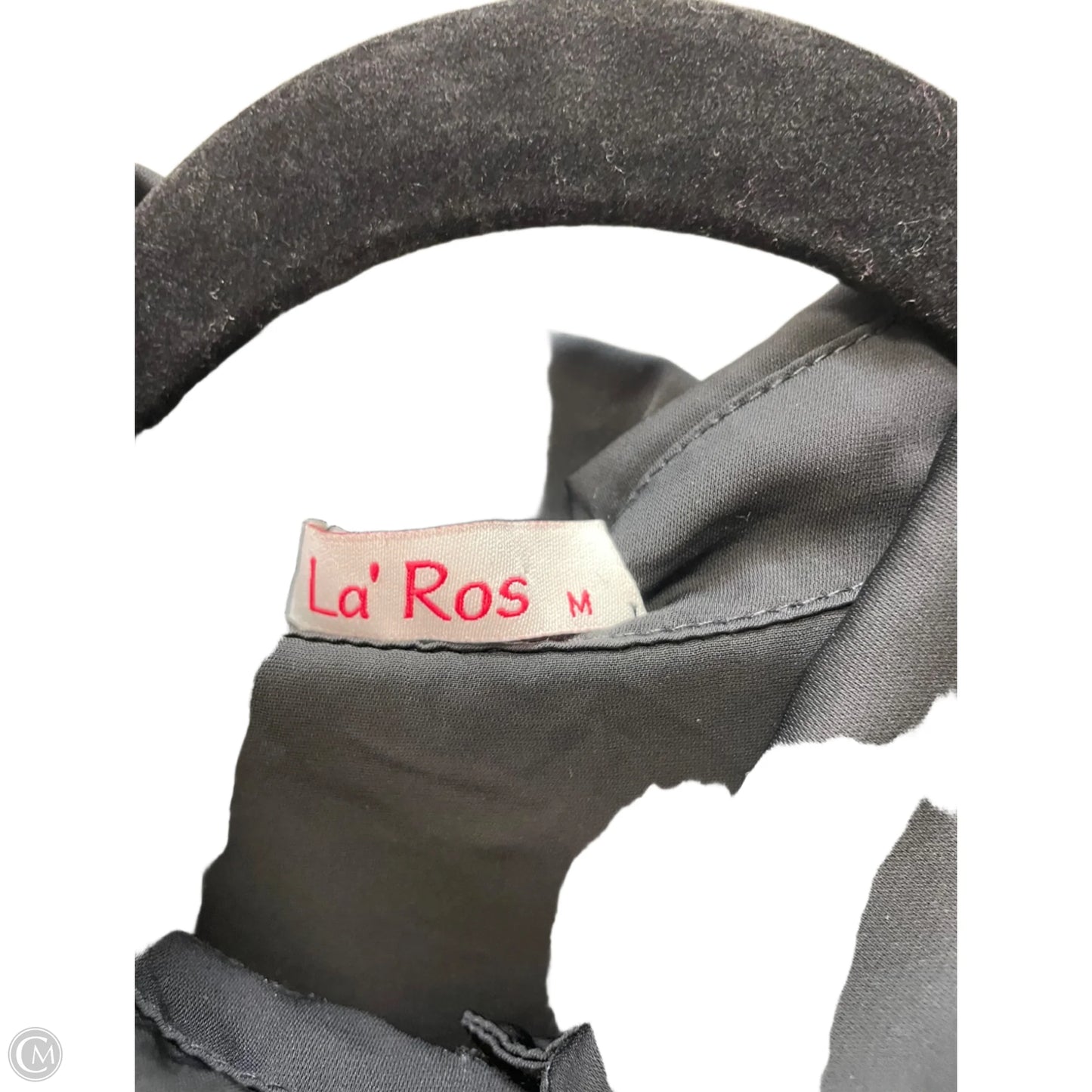 Blouse Long Sleeve By LA ROS In Black, Size: M