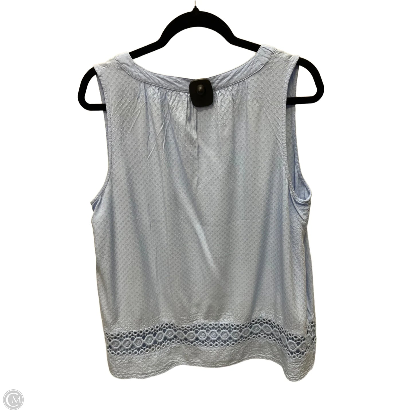 Top Sleeveless By Crown And Ivy In Blue, Size: Xl