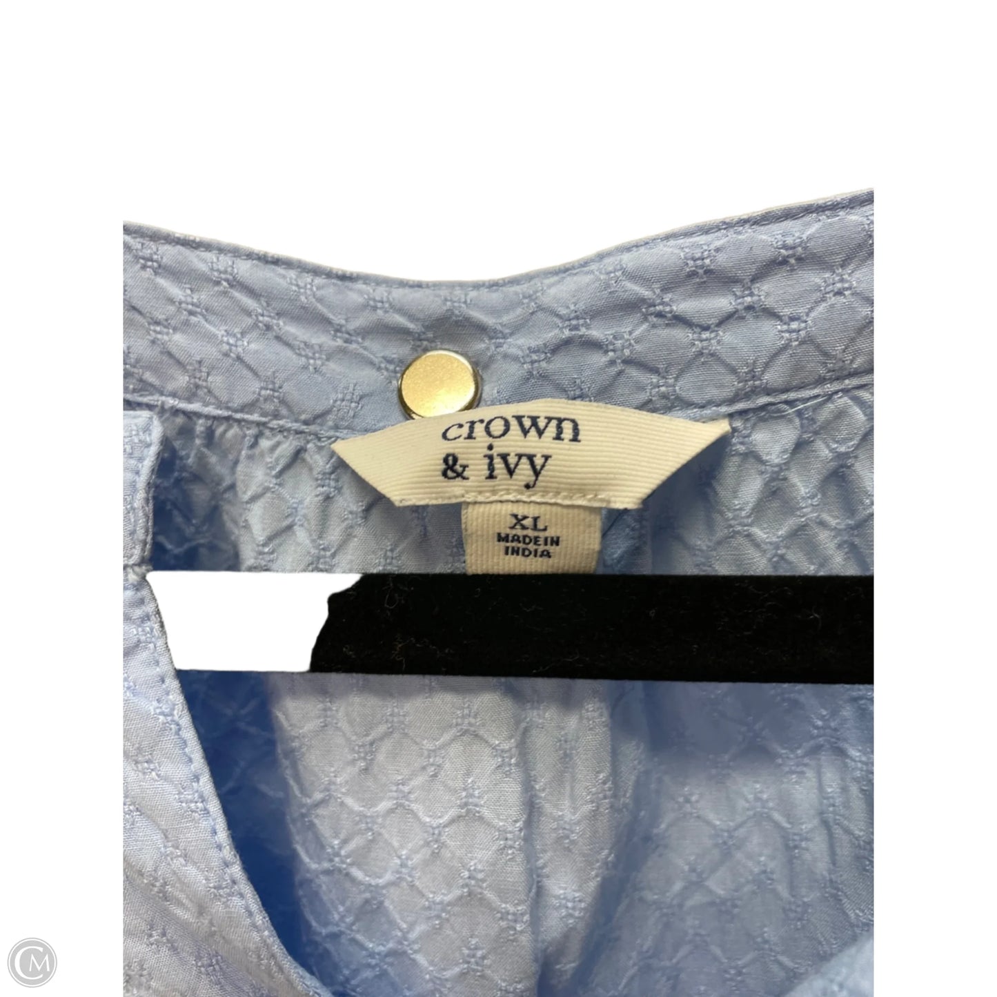 Top Sleeveless By Crown And Ivy In Blue, Size: Xl