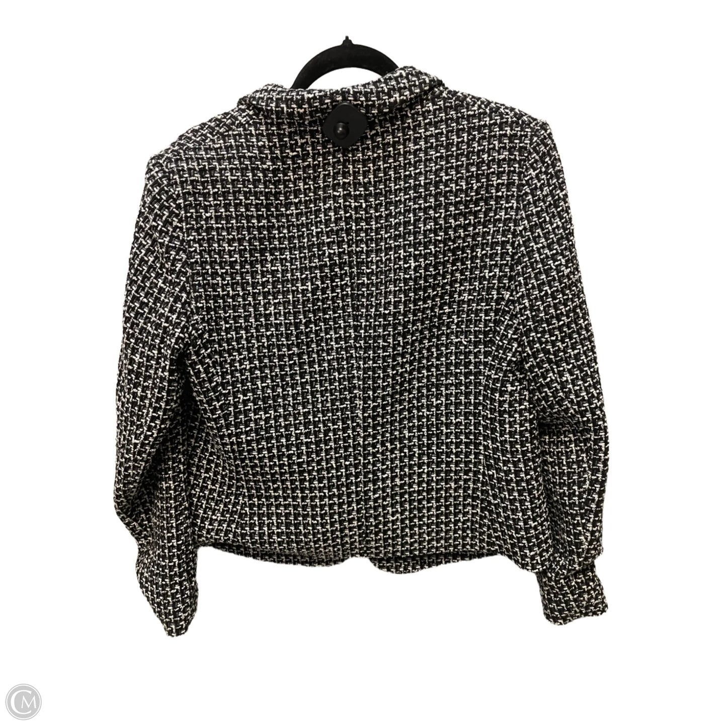Blazer By Hugo Boss In Black & Cream, Size: M