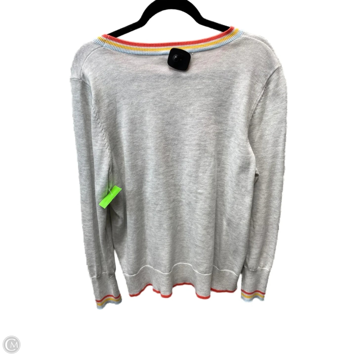 Sweater By Time And Tru In Grey, Size: 1x