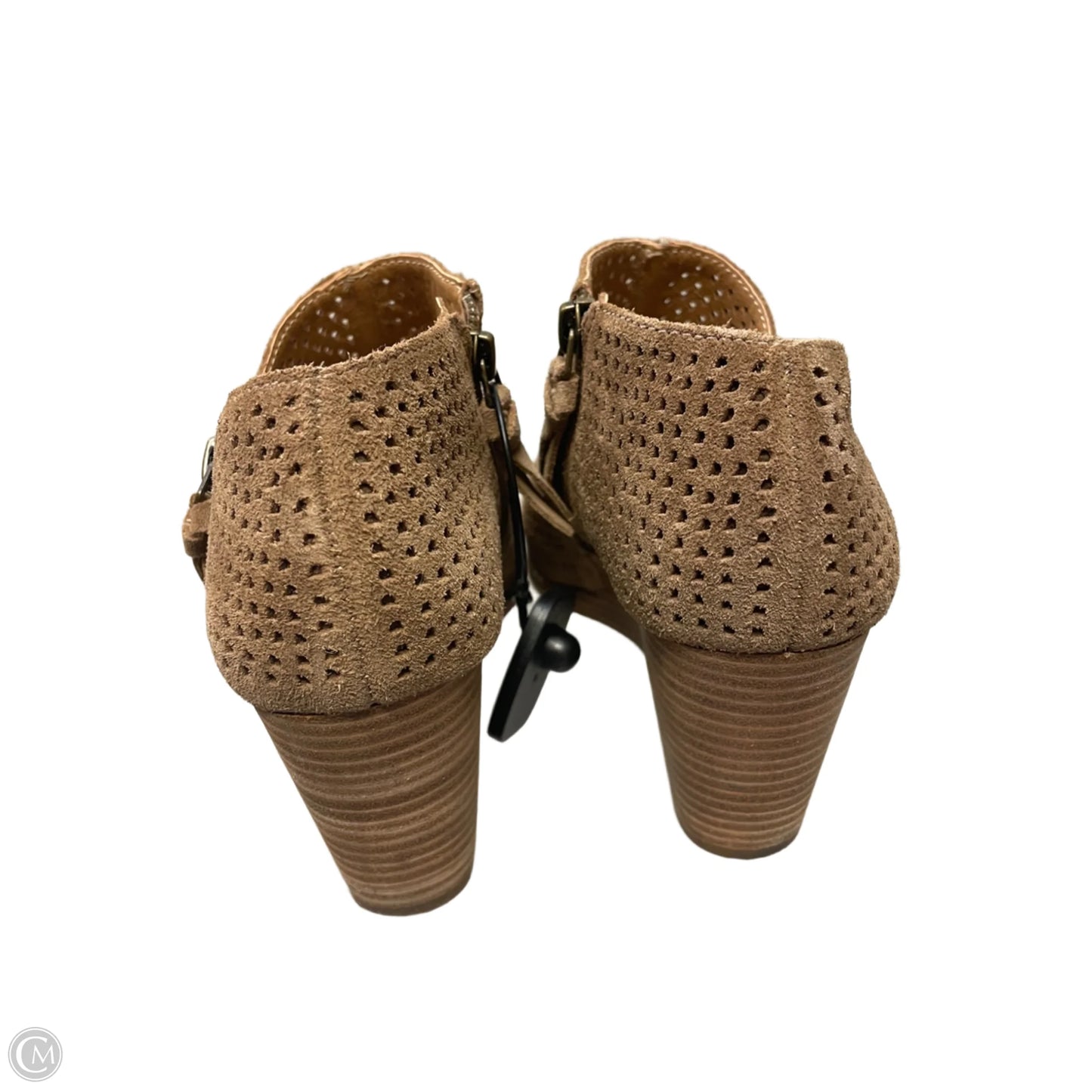 Shoes Heels Wedge By Lucky Brand In Brown, Size: 7.5