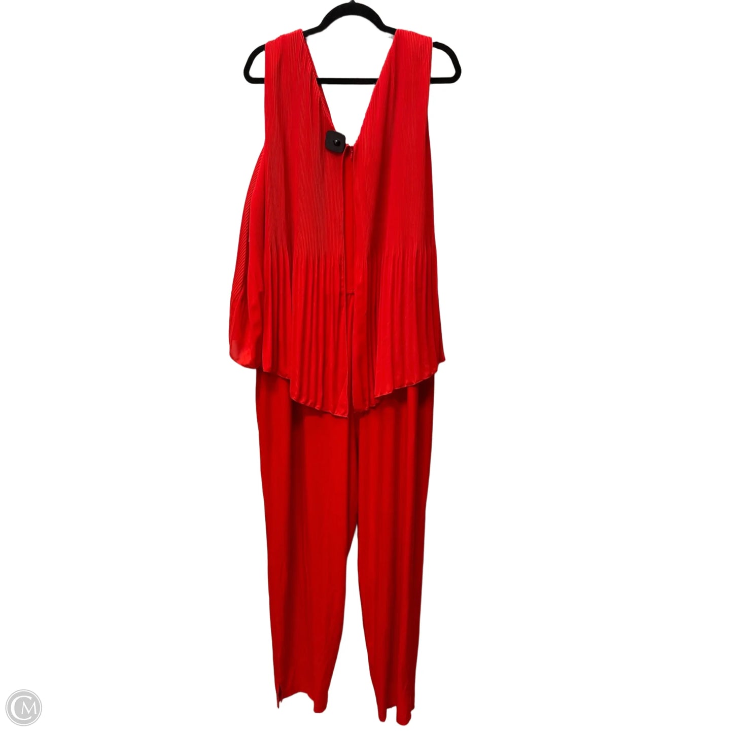Jumpsuit By Roamans In Orange, Size: 3x