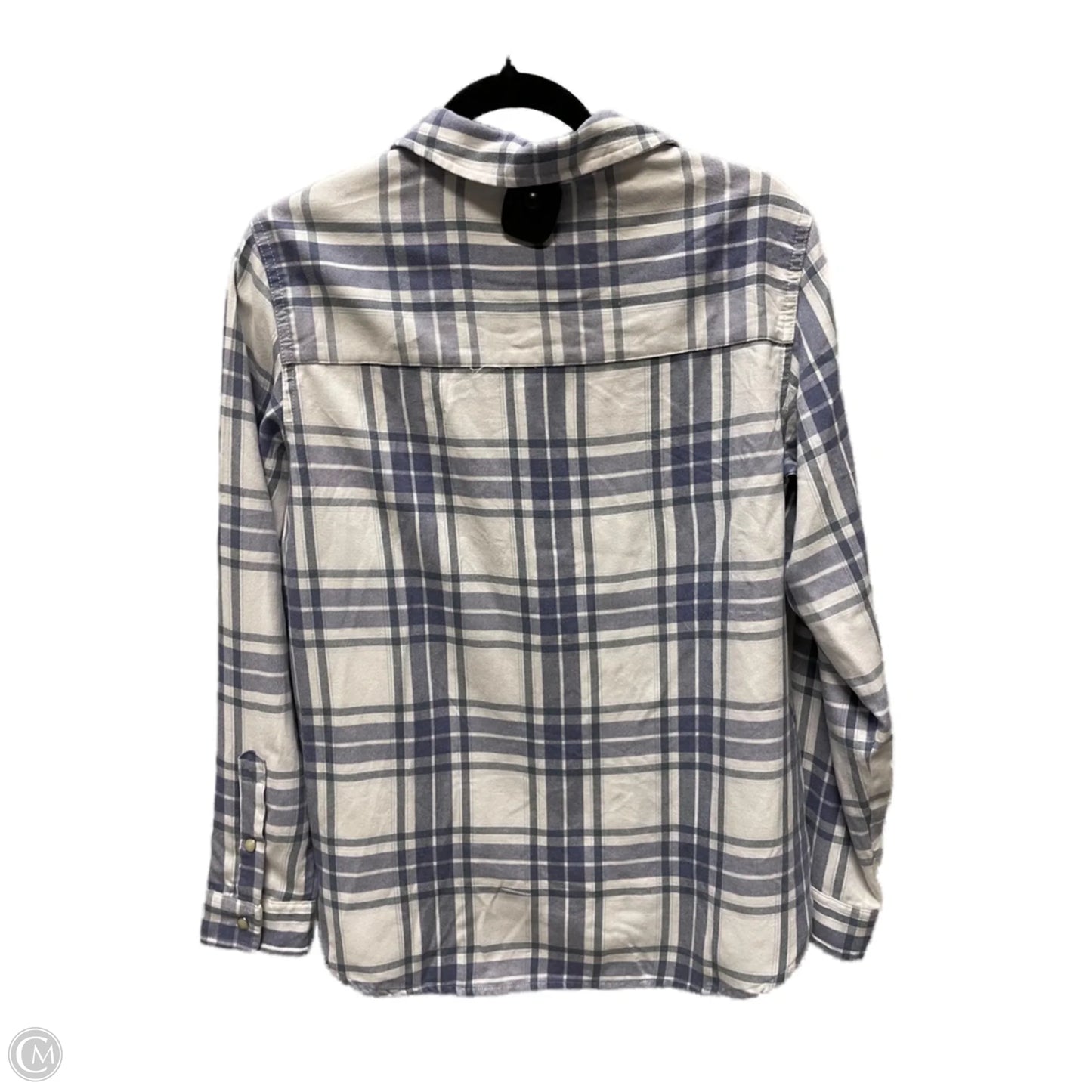 Top Long Sleeve By Jachs Girlfirend In Plaid Pattern, Size: S