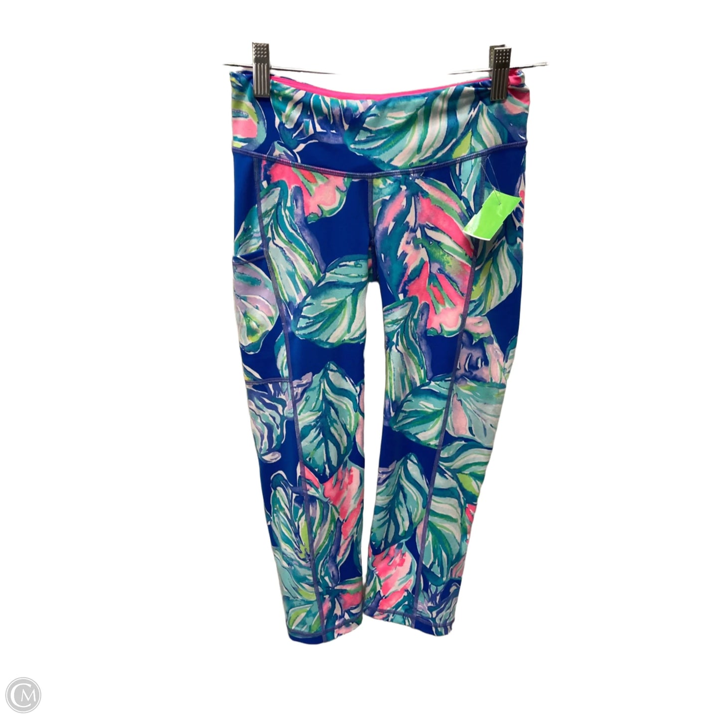 Pants Designer By Lilly Pulitzer In Blue & Pink, Size: Xs