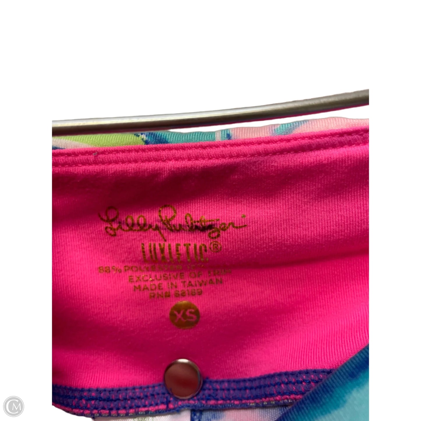 Pants Designer By Lilly Pulitzer In Blue & Pink, Size: Xs