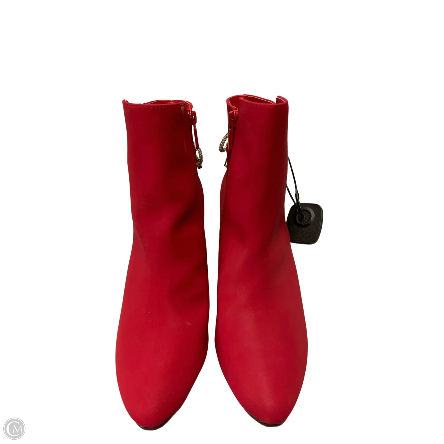 Boots Ankle Heels By Impo In Red, Size: 10