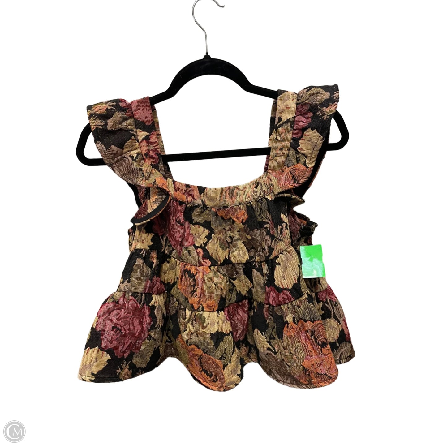 Top Sleeveless By En Saison In Floral Print, Size: Xs