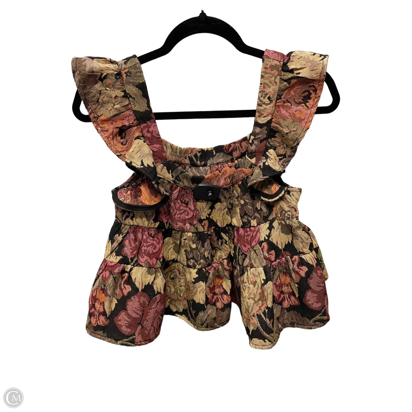 Top Sleeveless By En Saison In Floral Print, Size: Xs