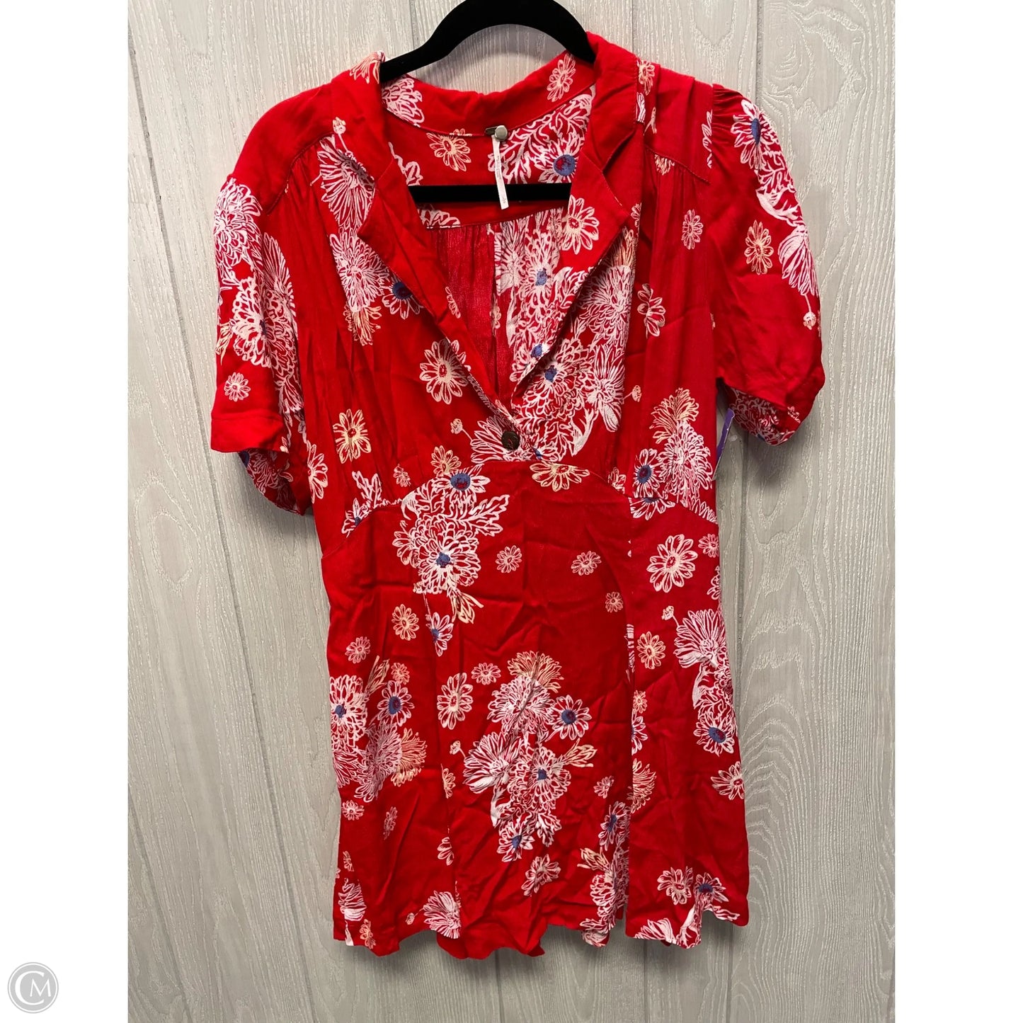 Dress Casual Short By Free People In Floral Print, Size: L