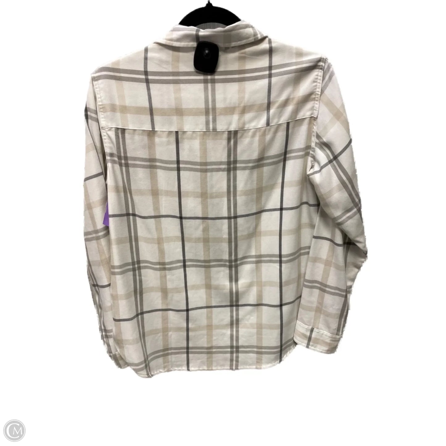 Top Long Sleeve By Jachs Girlfirend In Plaid Pattern, Size: Xs