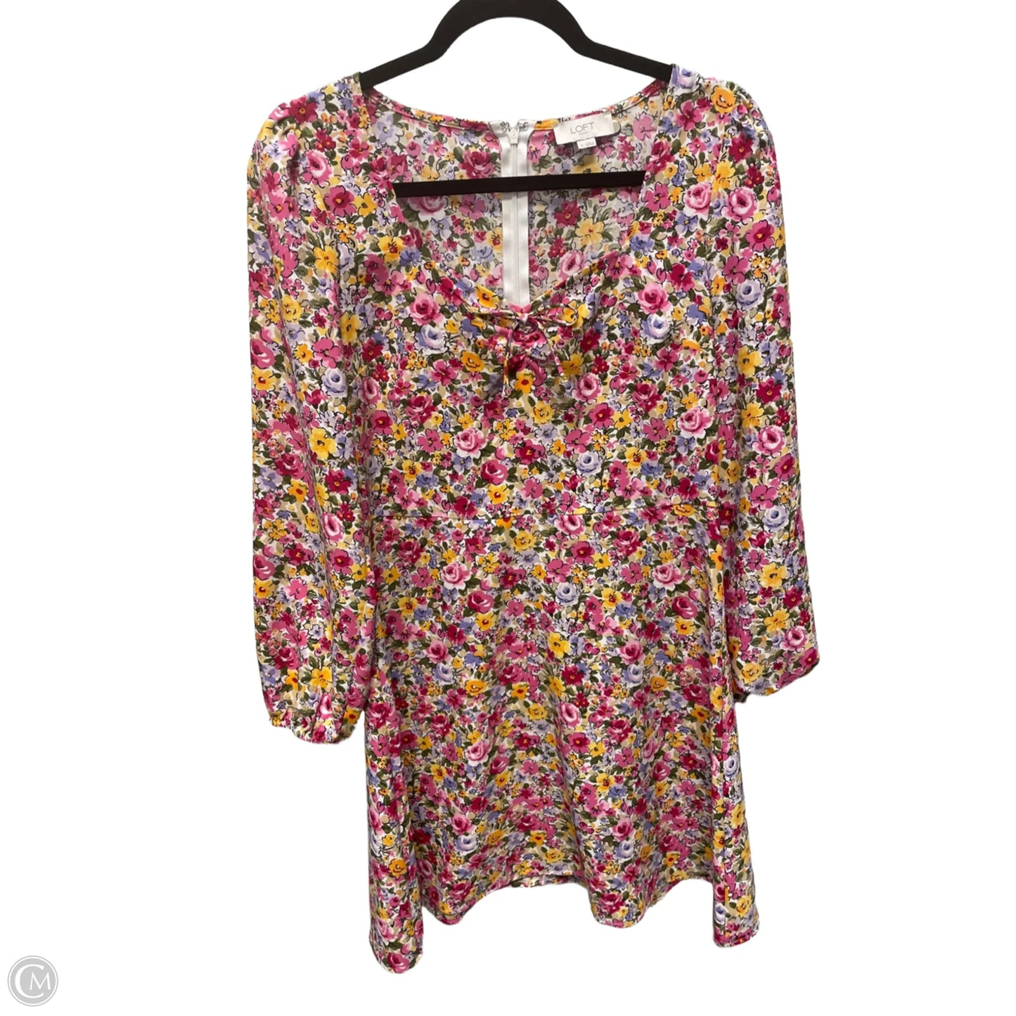 Dress Casual Short By Loft In Floral Print, Size: S