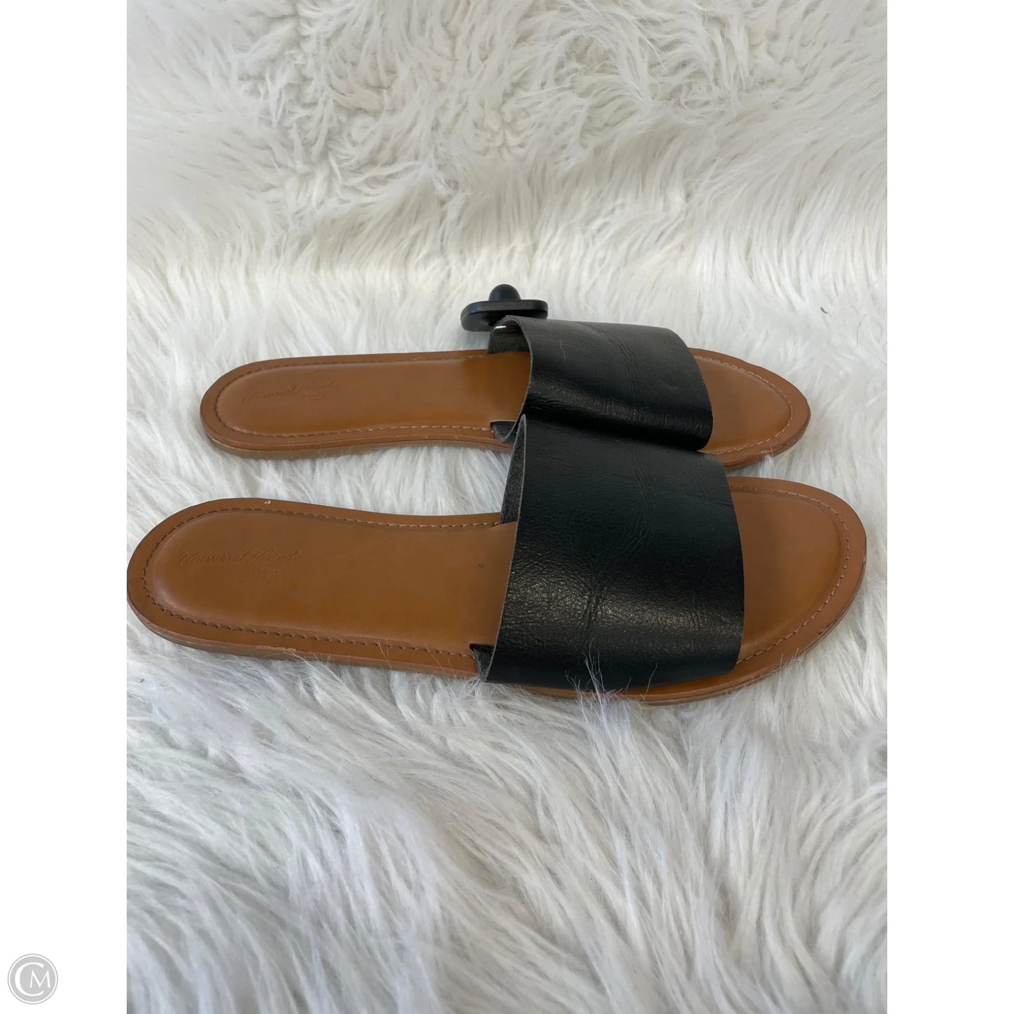 Sandals Flats By Universal Thread In Black, Size: 9